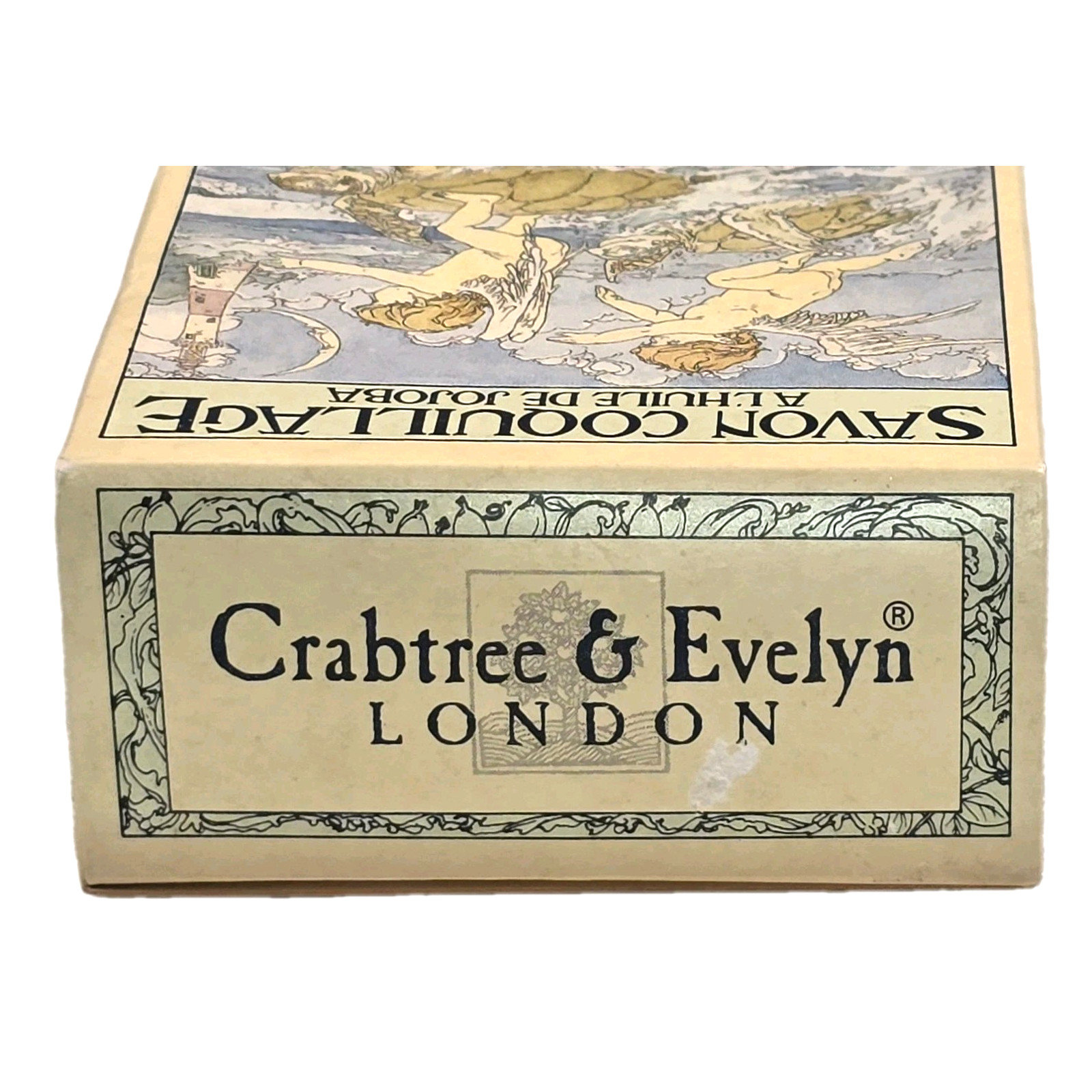 Vintage Crabtree & Evelyn Jojoba Oil Sea Shell Soap 3.5 oz Bar New Old Stock