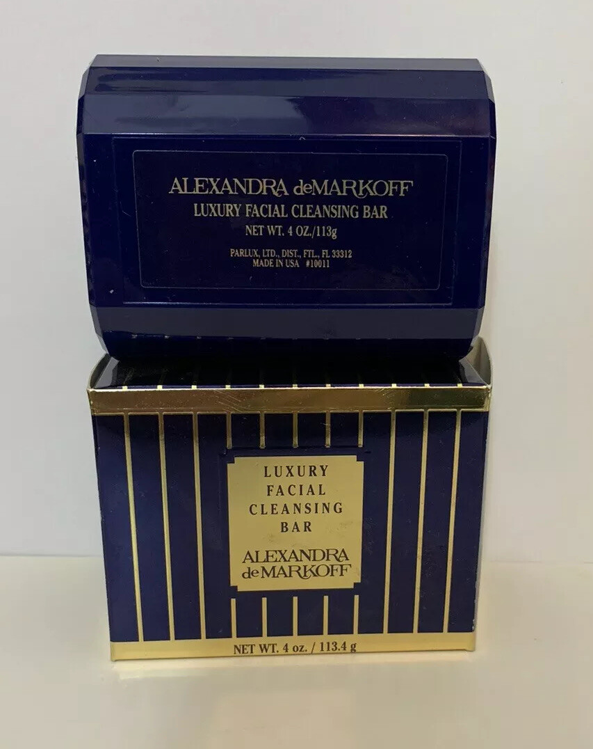 Alexandra De Markoff Luxury Facial Cleansing Bar SOAP in CASE 4.0z
