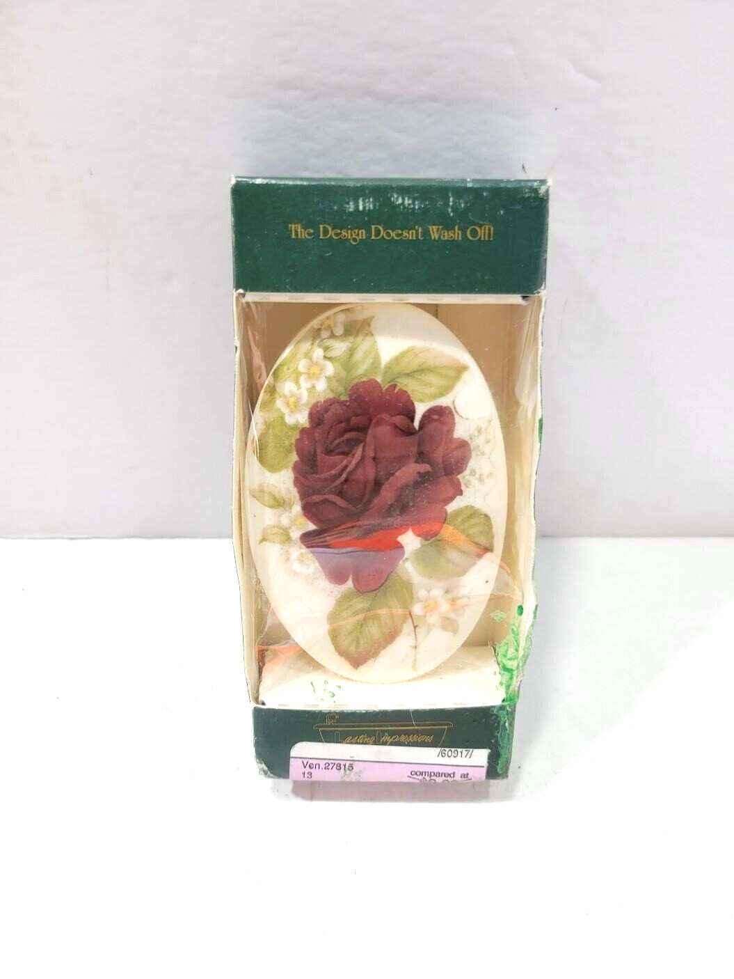 Lasting Impressions Red Rose Picture Soap 3 oz. Bar