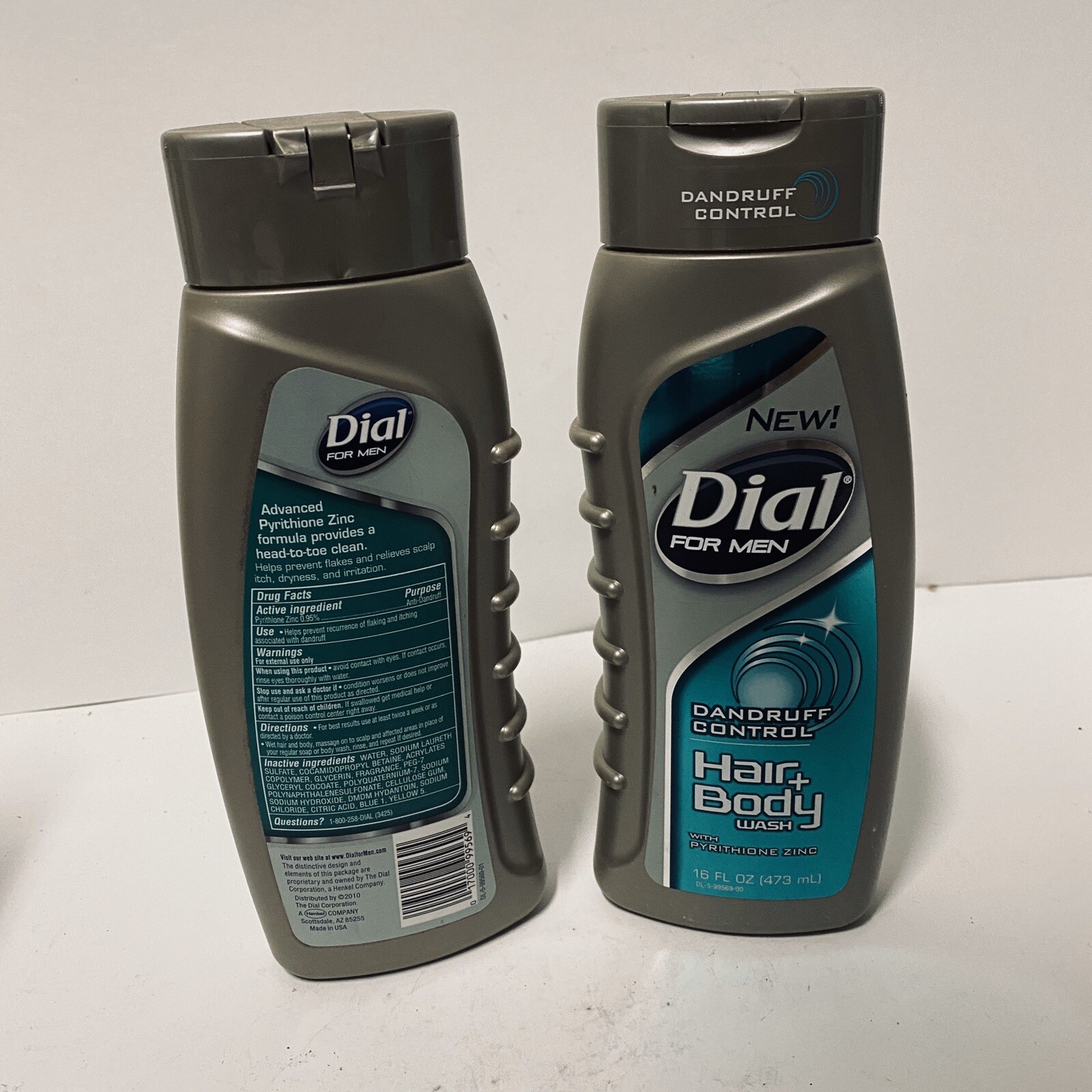 Dial For Men Dandruff Control Hair Body Wash Lot Of 2