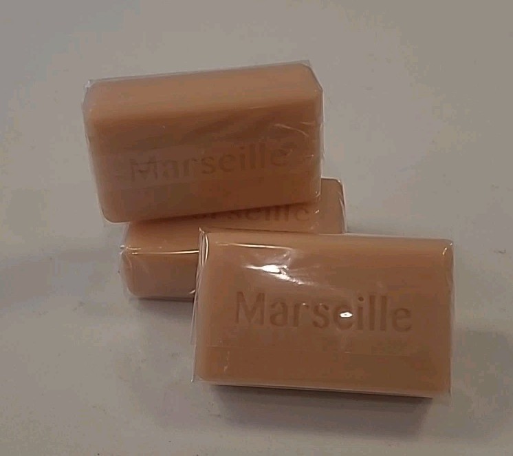 3 Marseille French Soap Bath Body Bar Gentle Cleansing Neutral Scent NEW (B3-F4