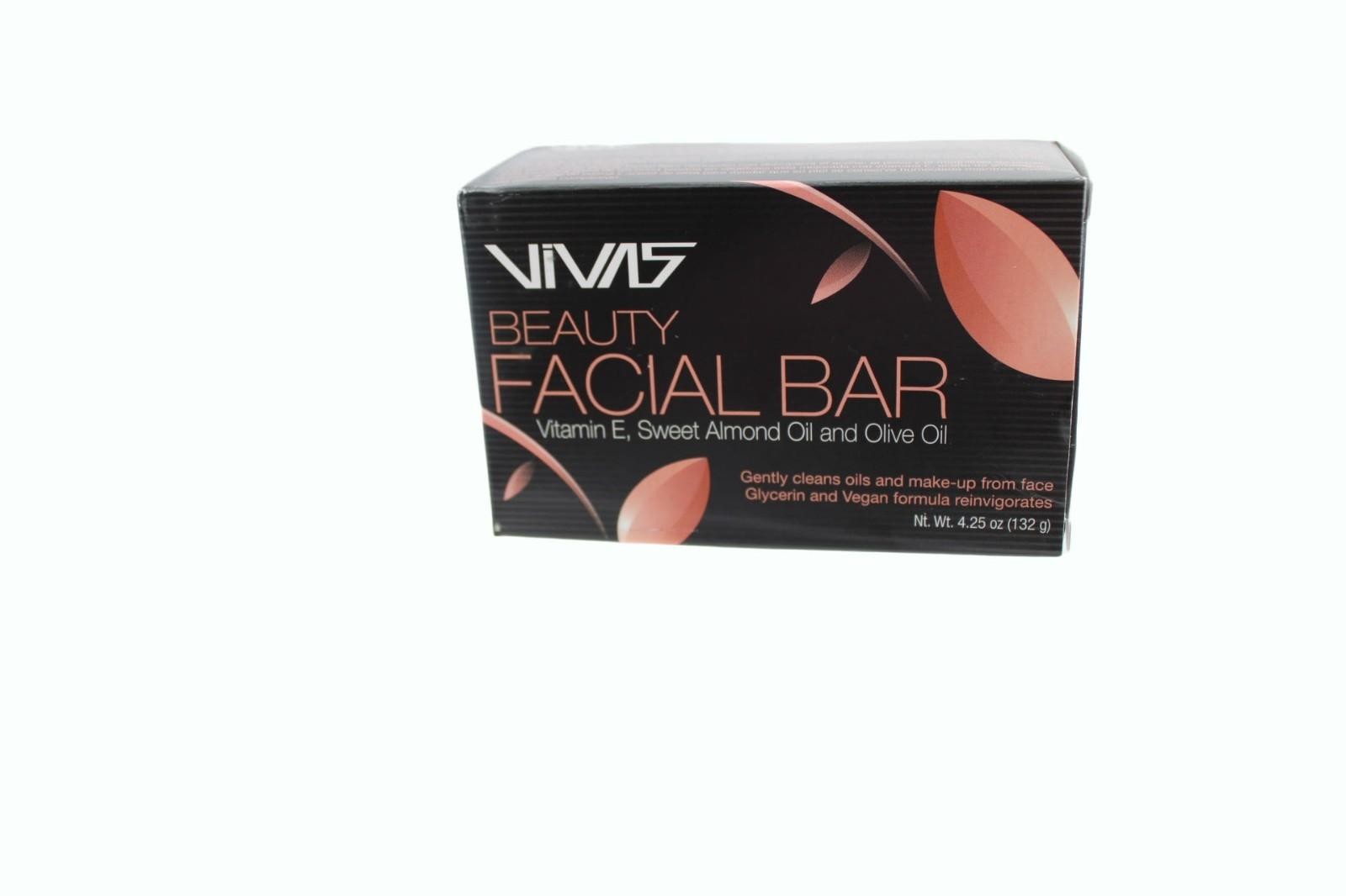 Bar Soap Vivas by Ampro Beauty Facial Bar w/Vitamin E Sweet Almond Oil 4.25 oz