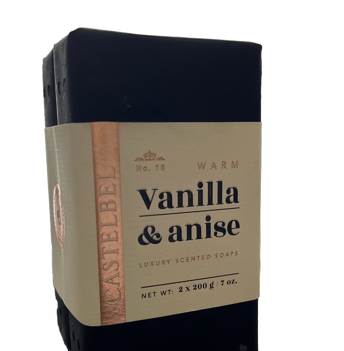 Castelbel No 16 Vanilla & Anise 2 Pack Luxury Bar Soap