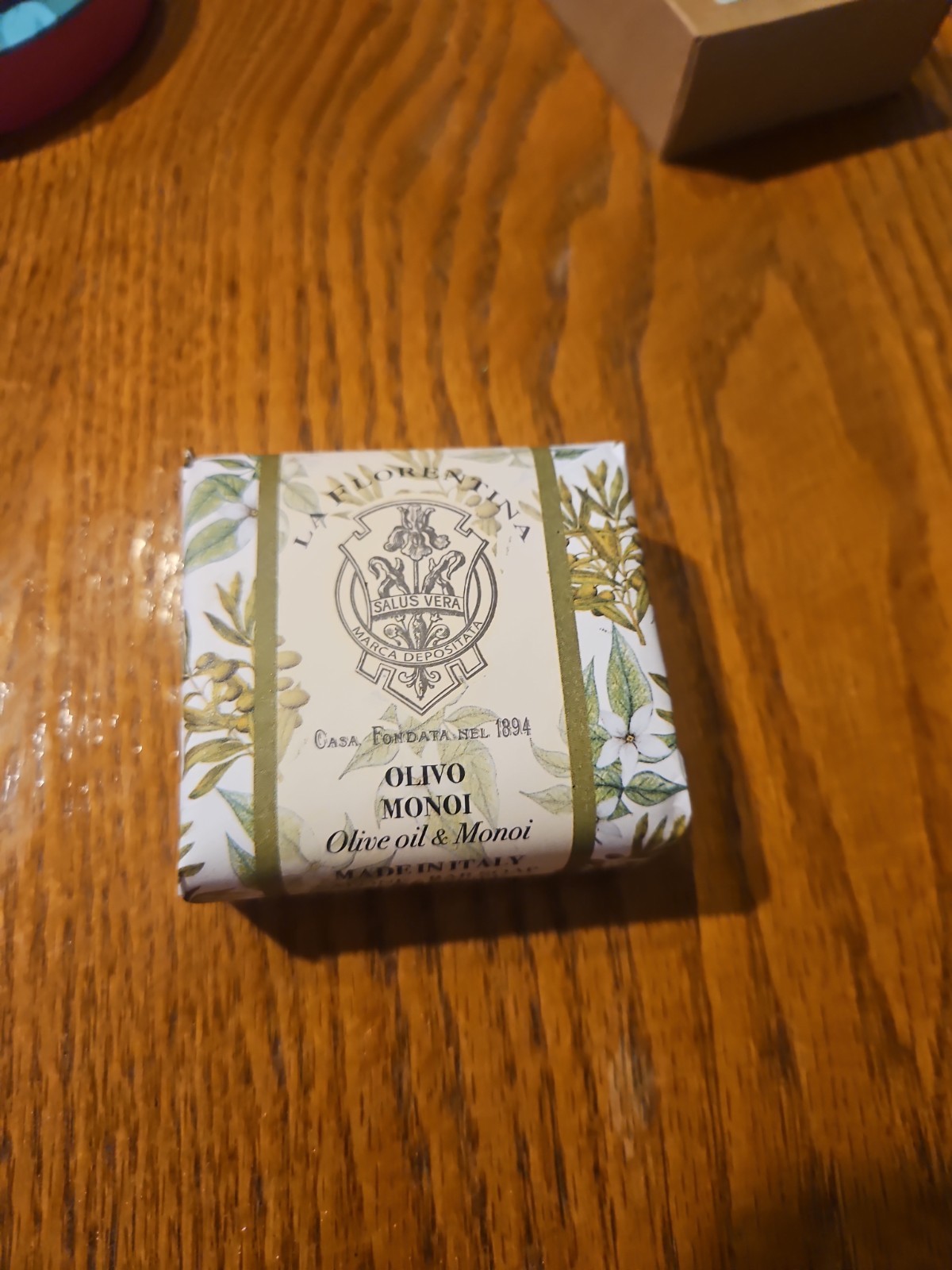 Olivo Monoi Bar Soap 3.7oz 106g Made In Italy Brand New