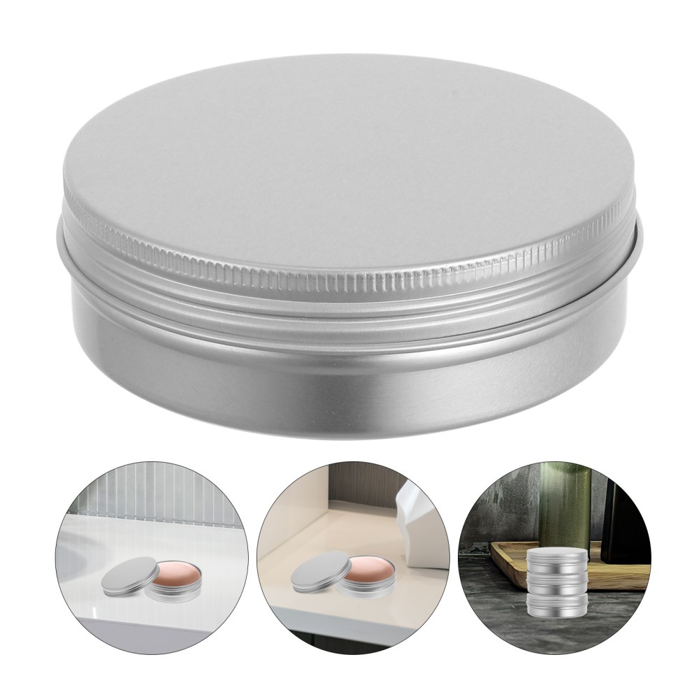 3X Aluminum Box Soap Travel Metal Tin Bathroom Holder Packing Boxes 100ml