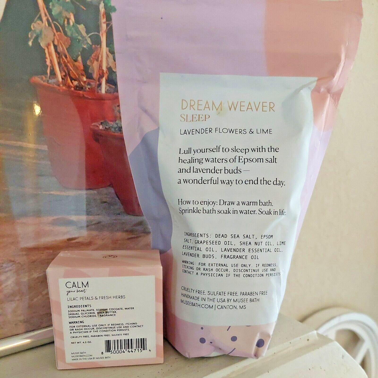 MUSSEE DREAM WEAVER SLEEP THERAPY AND MUSEE CALM YOUR HEART SOAP