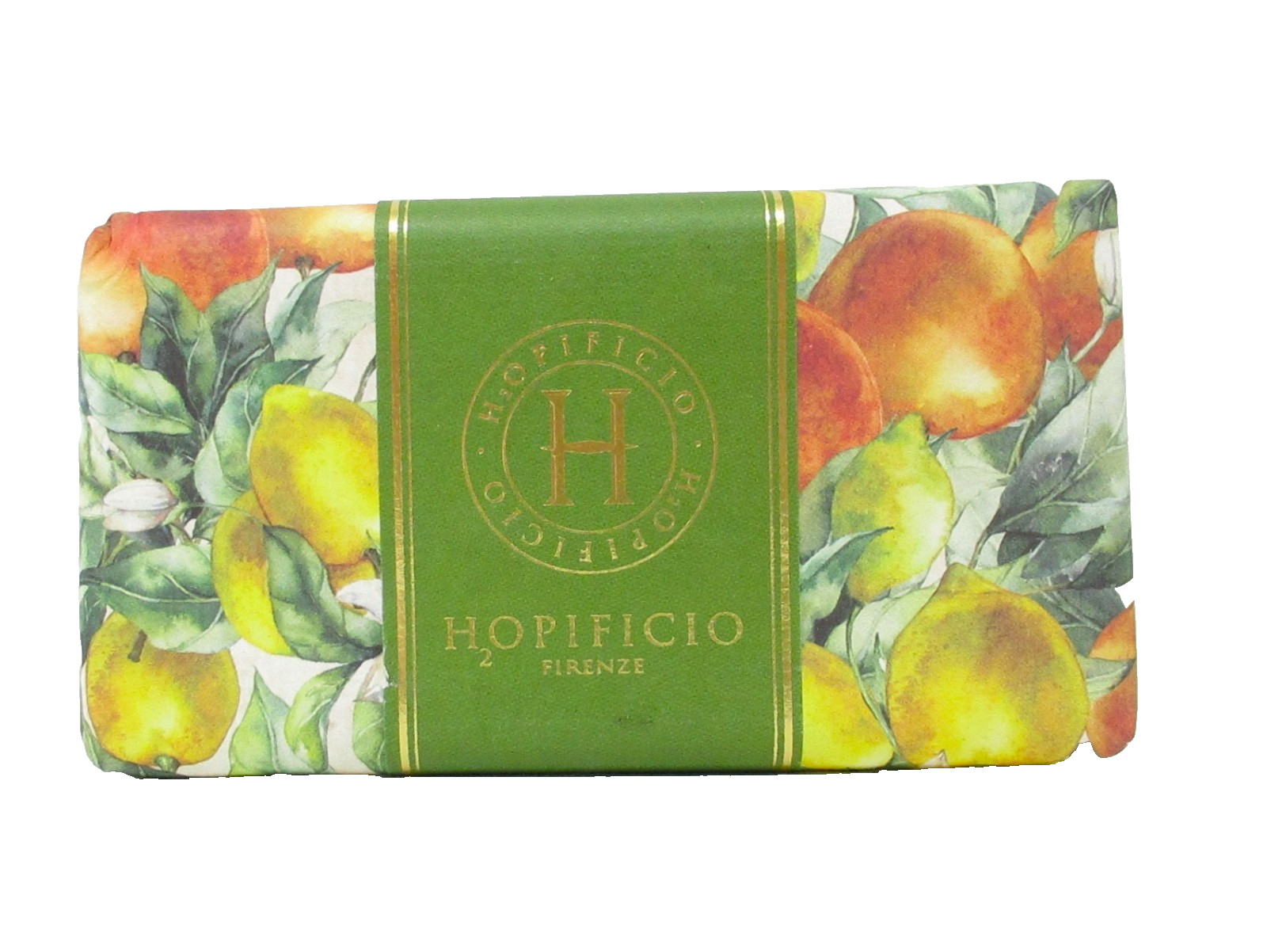 Hopificio Italian Luxury Bath Bar Soap 2 Pack Citrus scented 14.1oz total