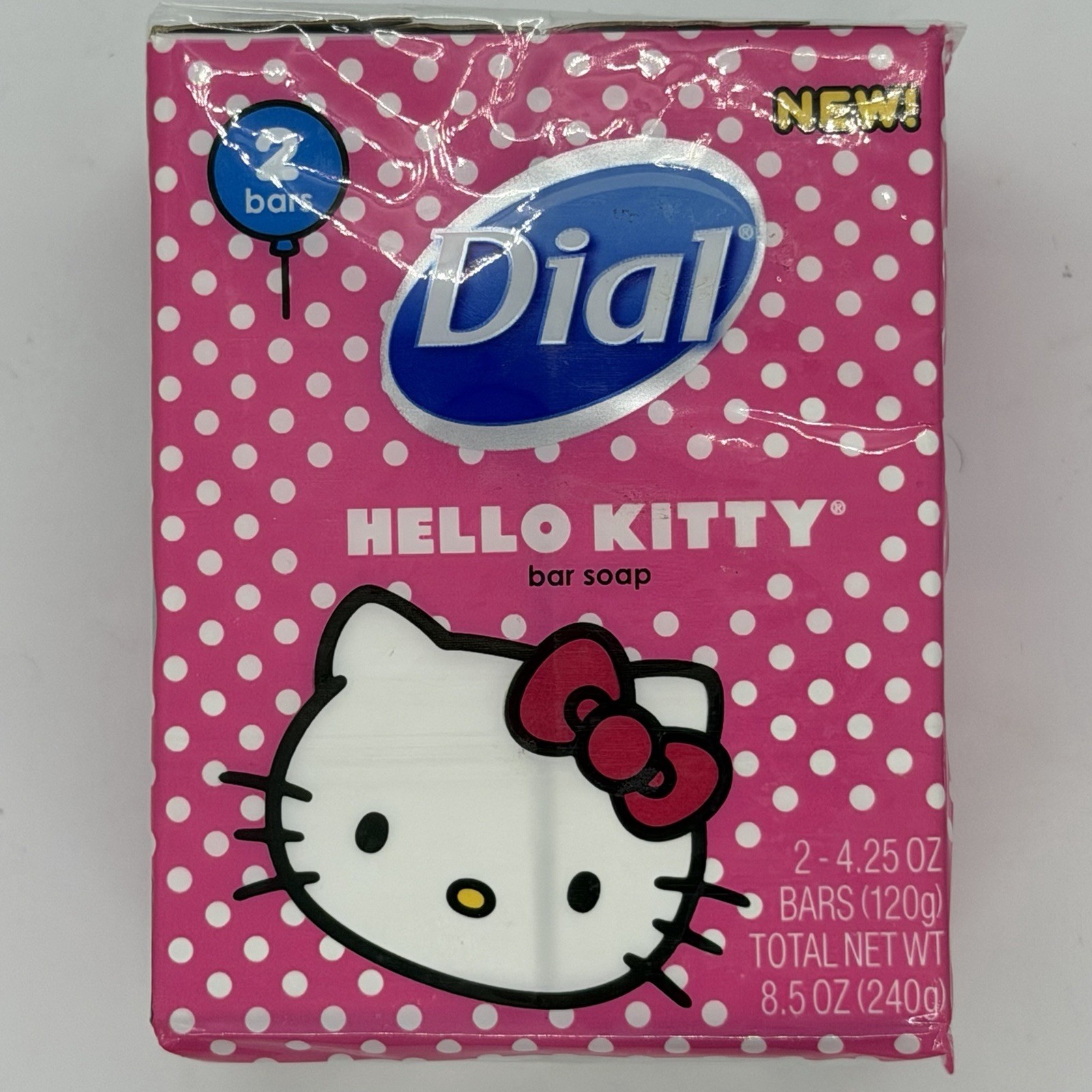 Dial Hello Kitty Bar Soap (2 Bars) New Sealed Collectable C3