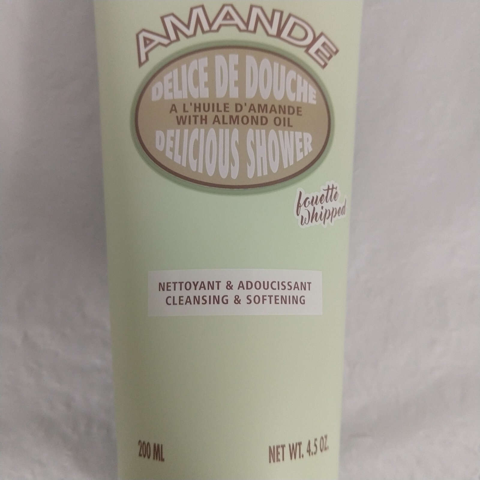L’Occitane Amande Almond Whipped Shower Cream 4.5oz / 200ml *NEW*
