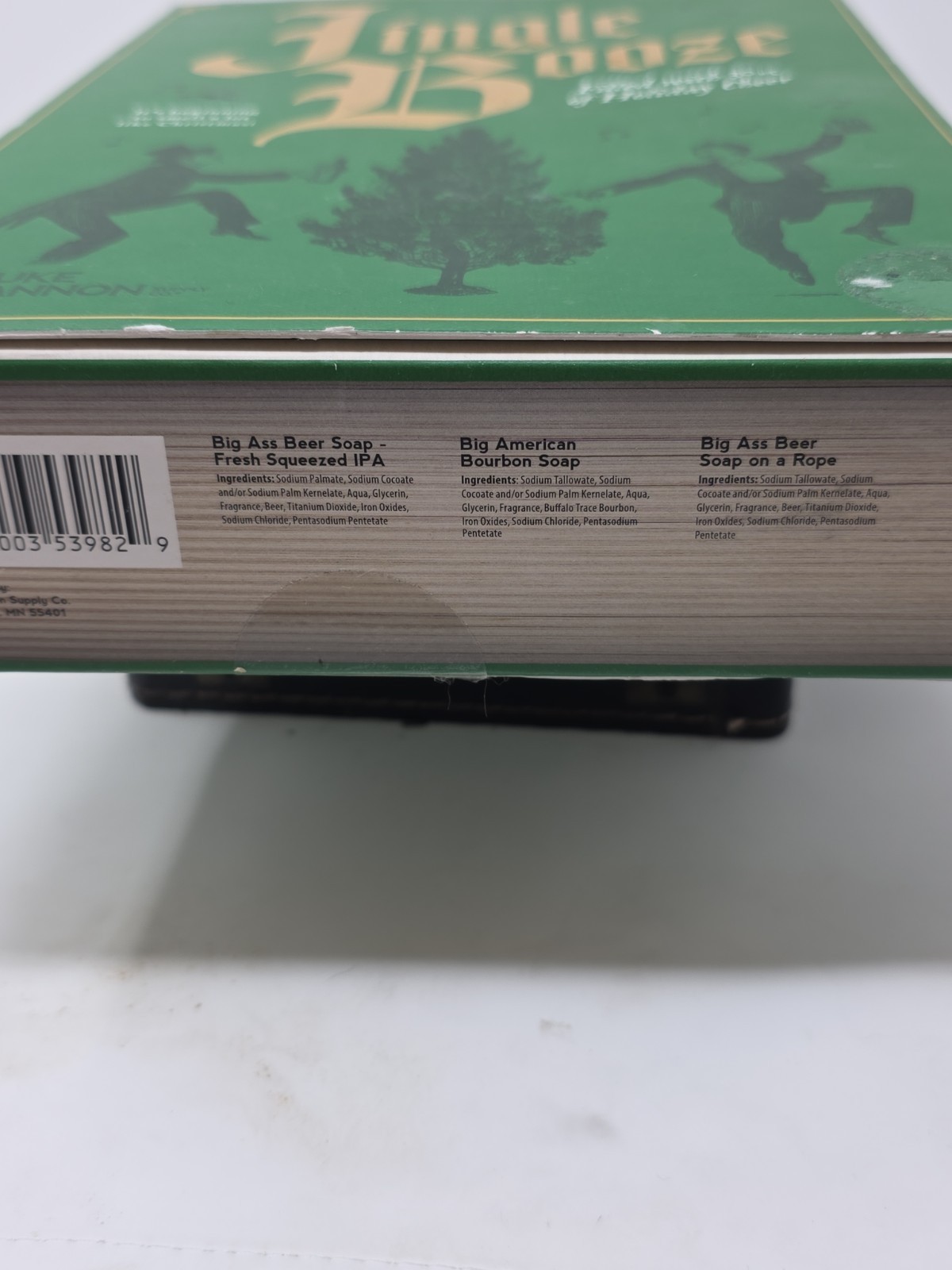Duke Cannon JINGLEBOOZE Holiday Booze Scented Soap Gift Set *New In BOX*