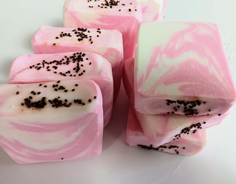 Citrus Garden Cold Process Soap | Geranium Grapefruit Spearmint Handmade Soap