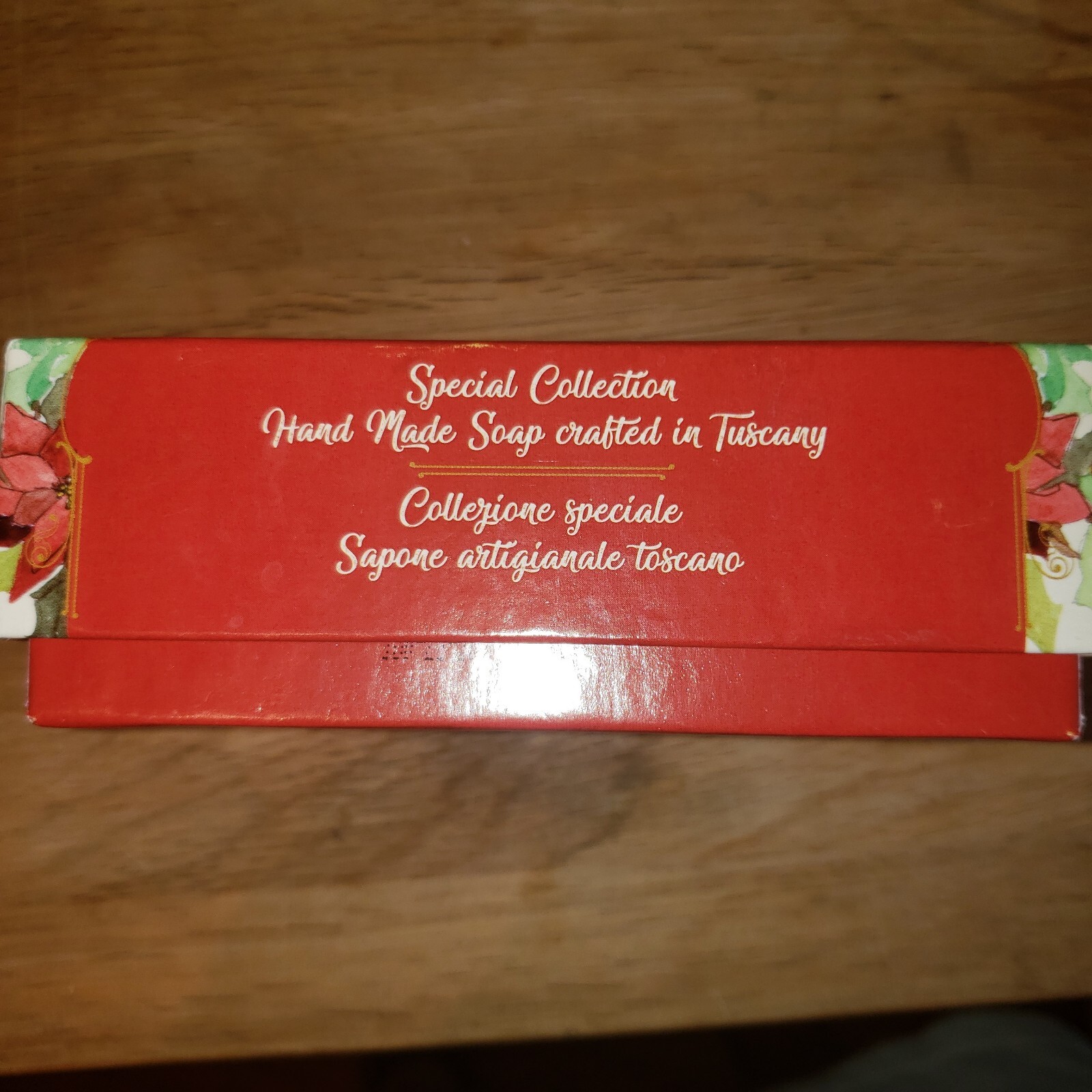 Winter Flowers Bath Bar 10.6 oz Tuscany Italy Soap Bar Sapone Flori d’onverno