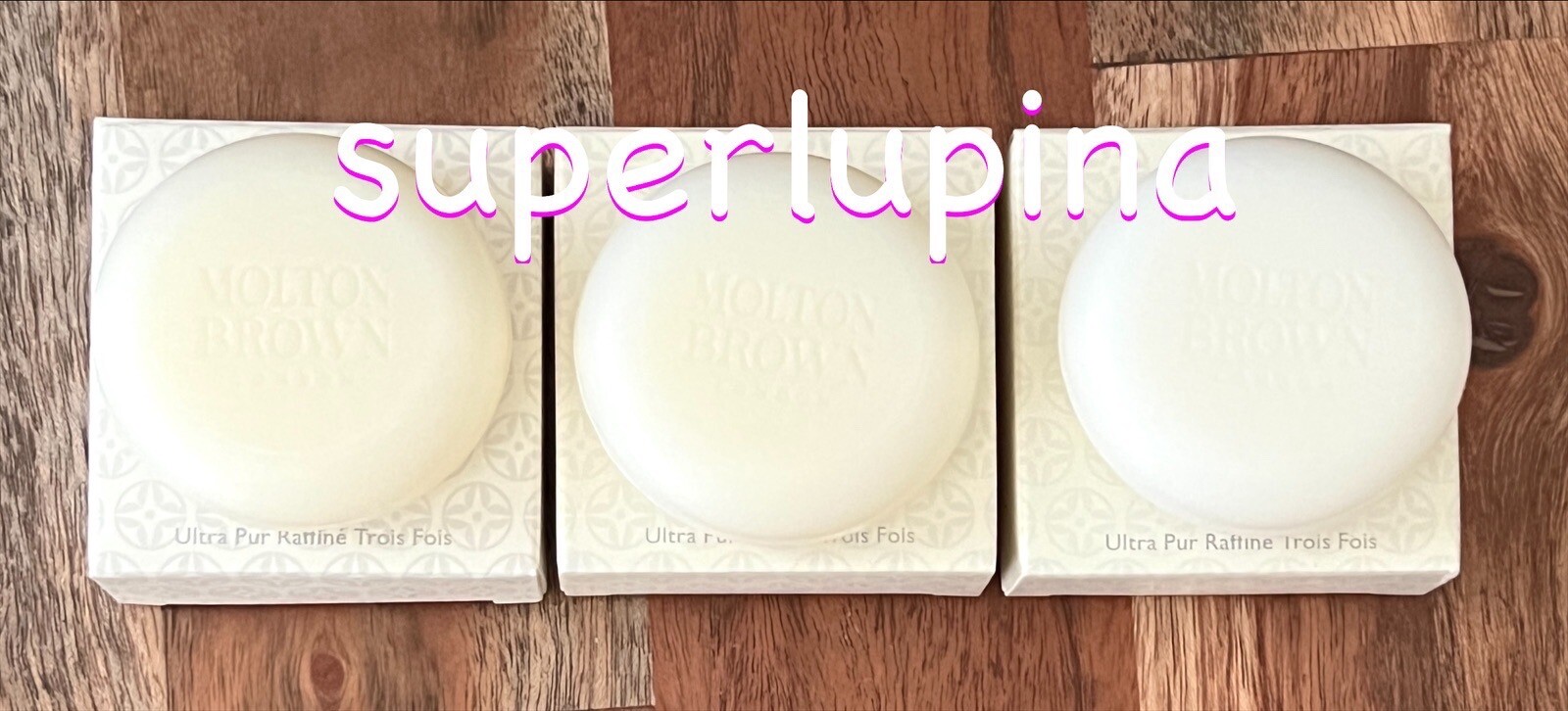 3x Molton Brown Ultra Pure Triple Milled Soap NEW Travel Size 0.88 oz/ 25 g