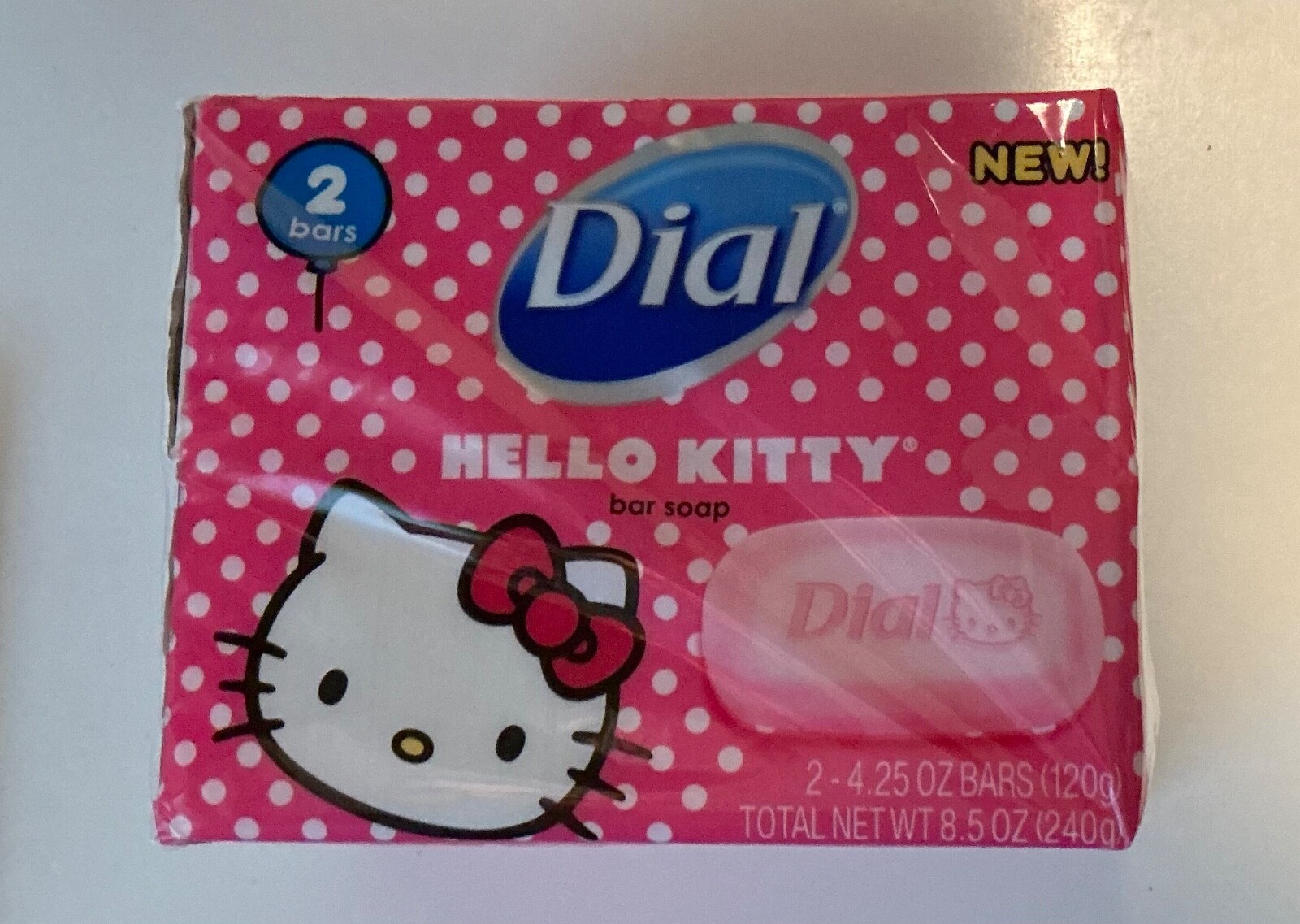 Hello Kitty Sanrio Dial Bar Soap (Lot of 2 Bars) Rare New Sealed