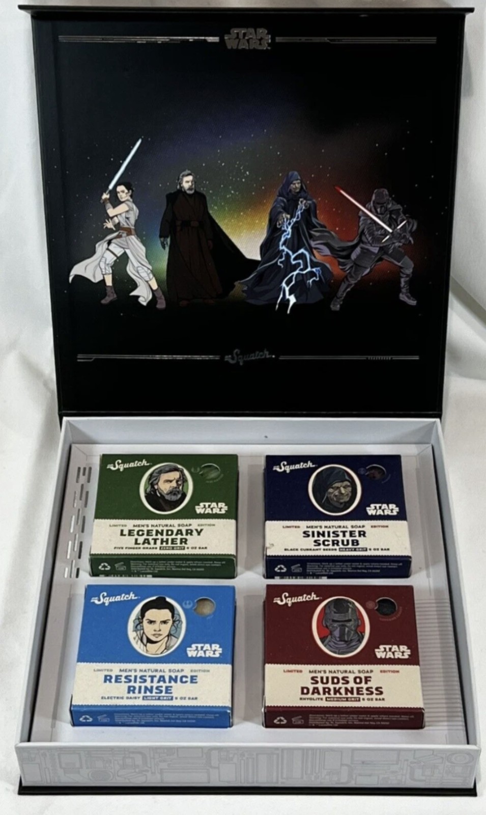 Dr.Squatch Star Wars Eposide 1, 2 and The Batman Collectors Edition with Box