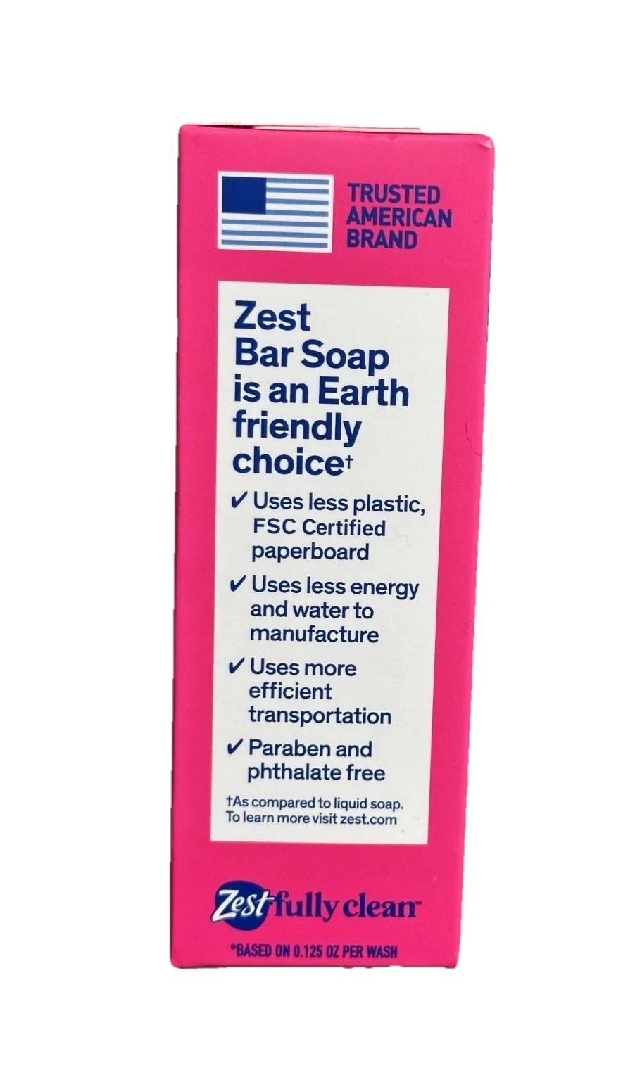 ZEST Bar Soap Moisturizing Lush Orchid & Almond Oil Large Bars 7.05oz Lot Of 4