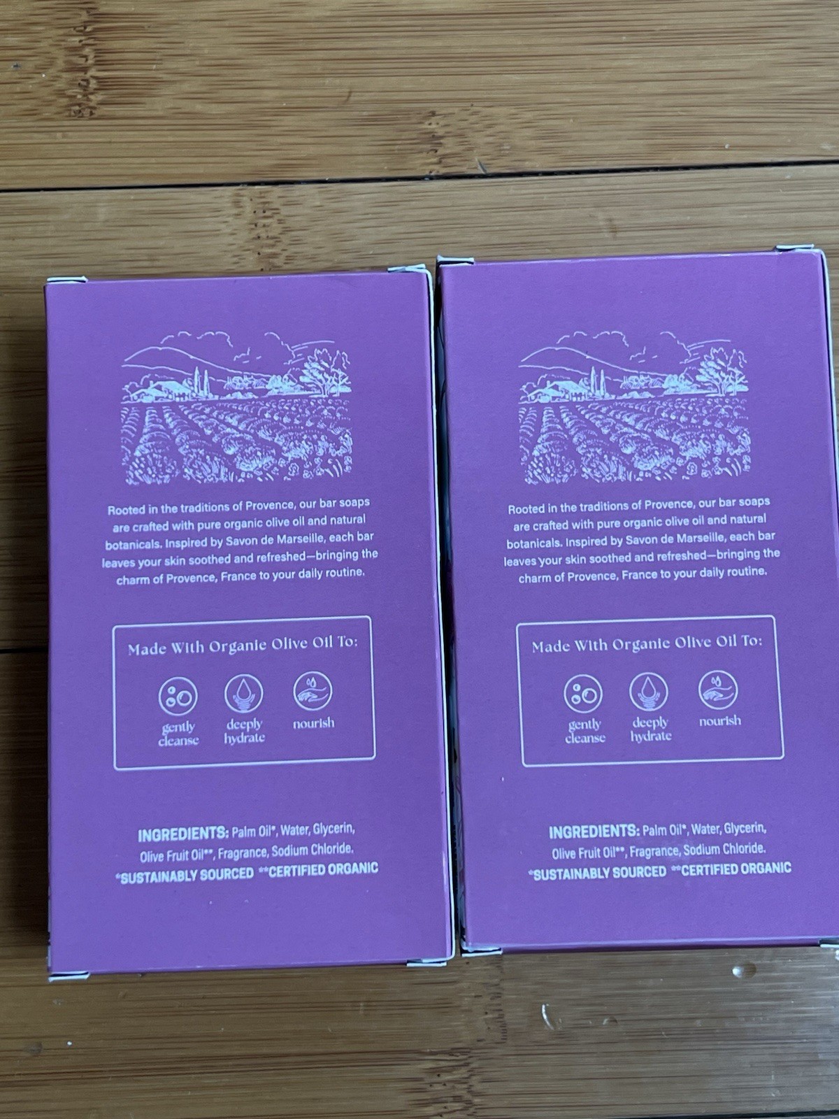 Provence Essentials Moisturizing Bar Soap Bundle 2 Pack Moroccan Rose 10 oz Each