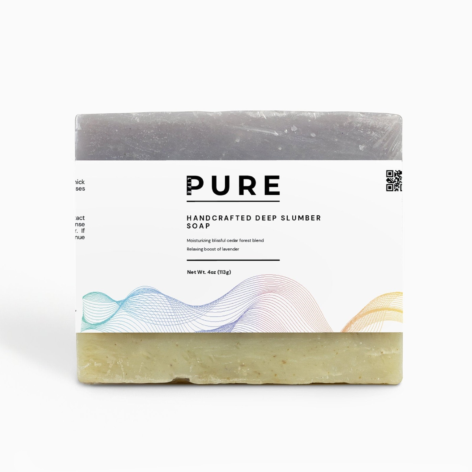 PURE LIFE Handcrafted Deep Slumber Soap Bar – 4 oz