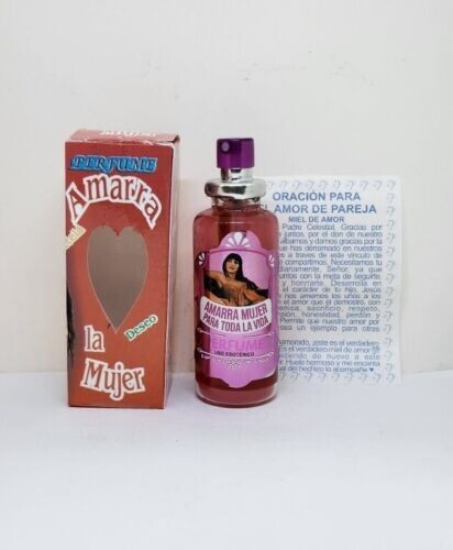 PERFUME AMARRA MUJER FEROMONAS PARA DOMINAR Y ATRAER EL AMOR ORACION Y AMULETO !