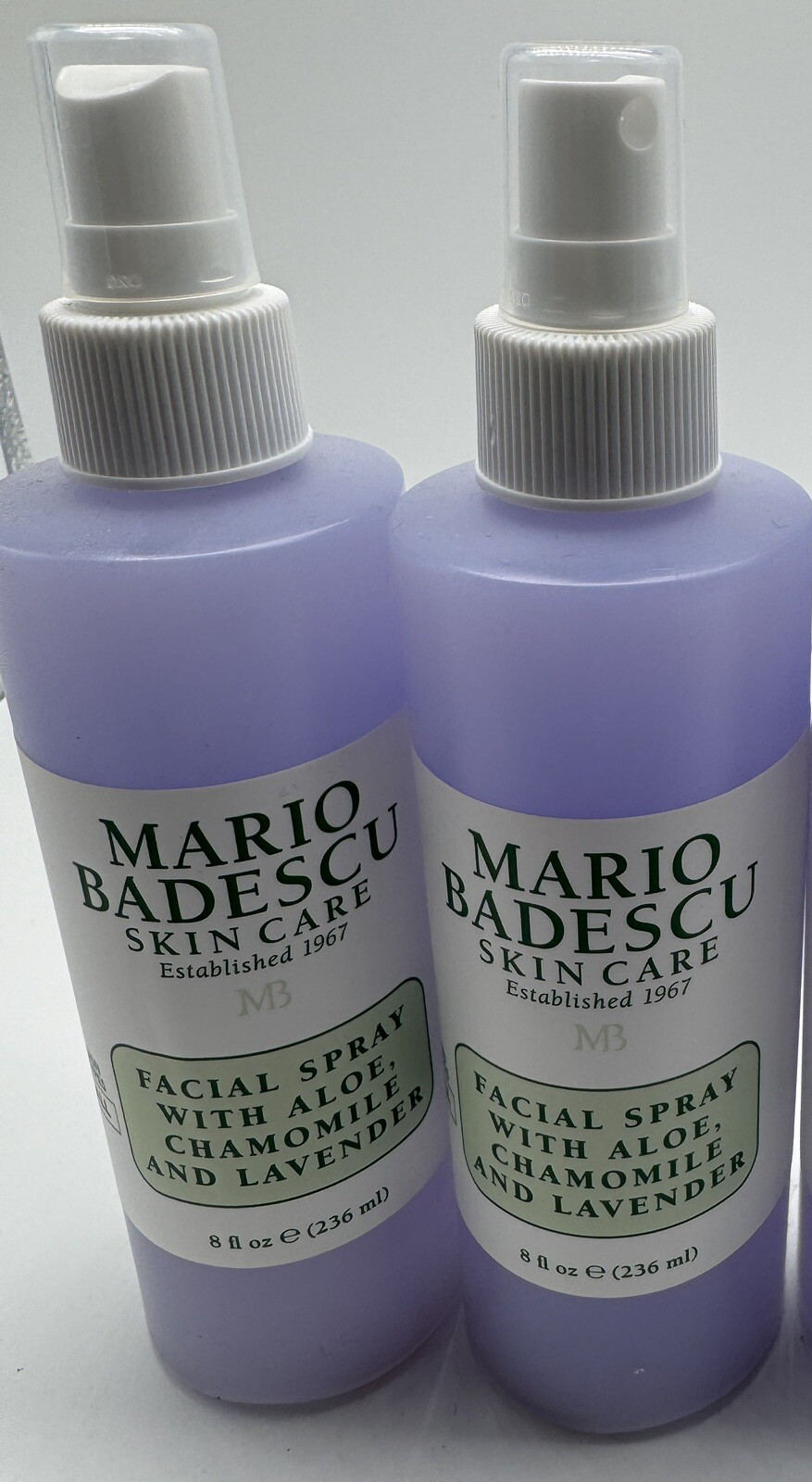 *Mario Badescu Facial Spray with Aloe, Chamomile and Lavender 8 oz *Pack of 2***