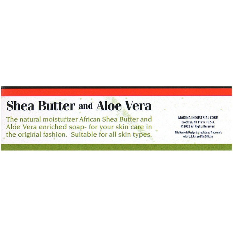 African Black Soap Bars 3.5oz, Shea Butter/Aloe Vera and Cocoa Butter/Vitamin E