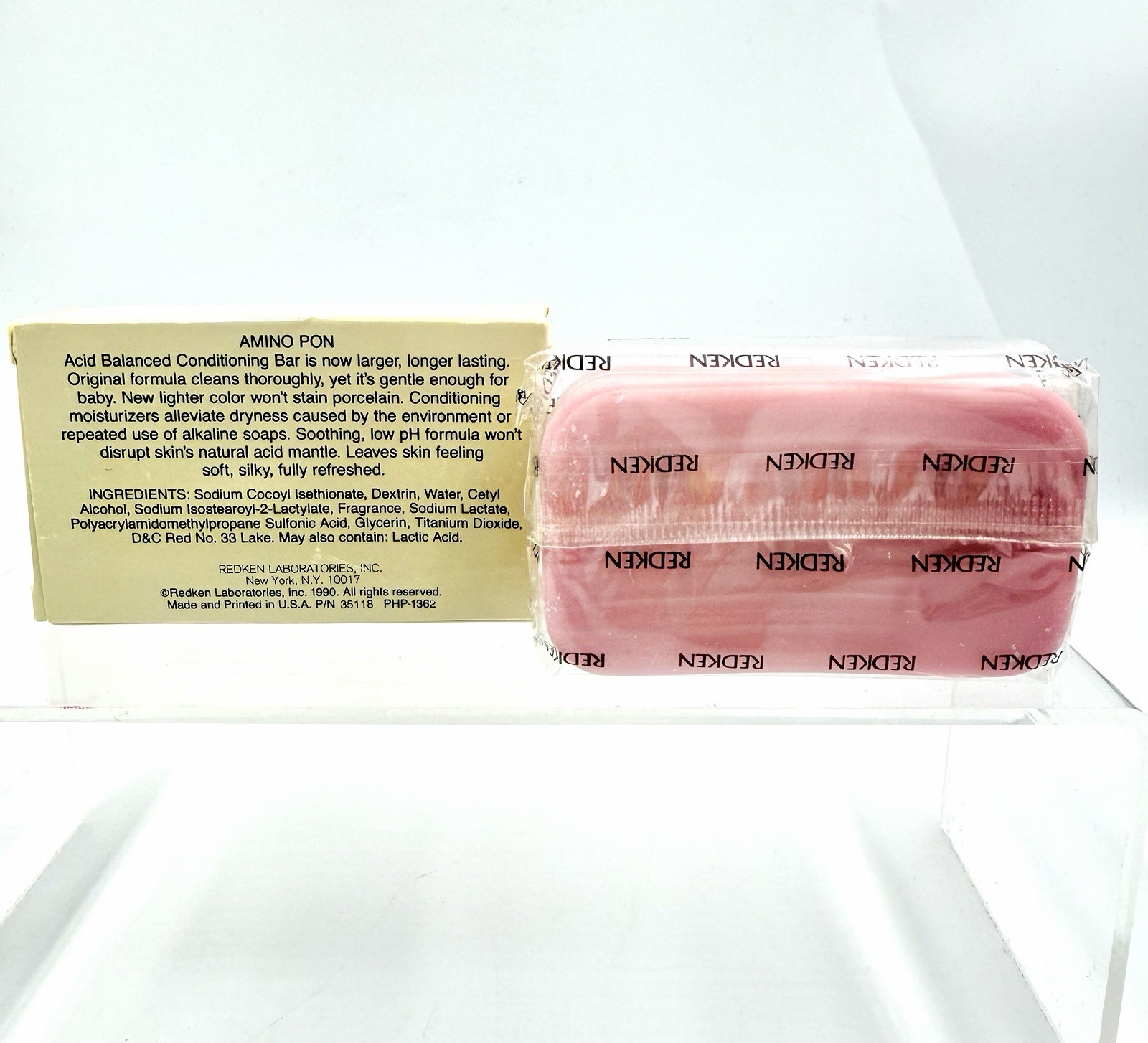 VTG Redken Amino Pon Conditioning Beauty Bar Soothing Low pH 3.0 oz (85 g) Soap