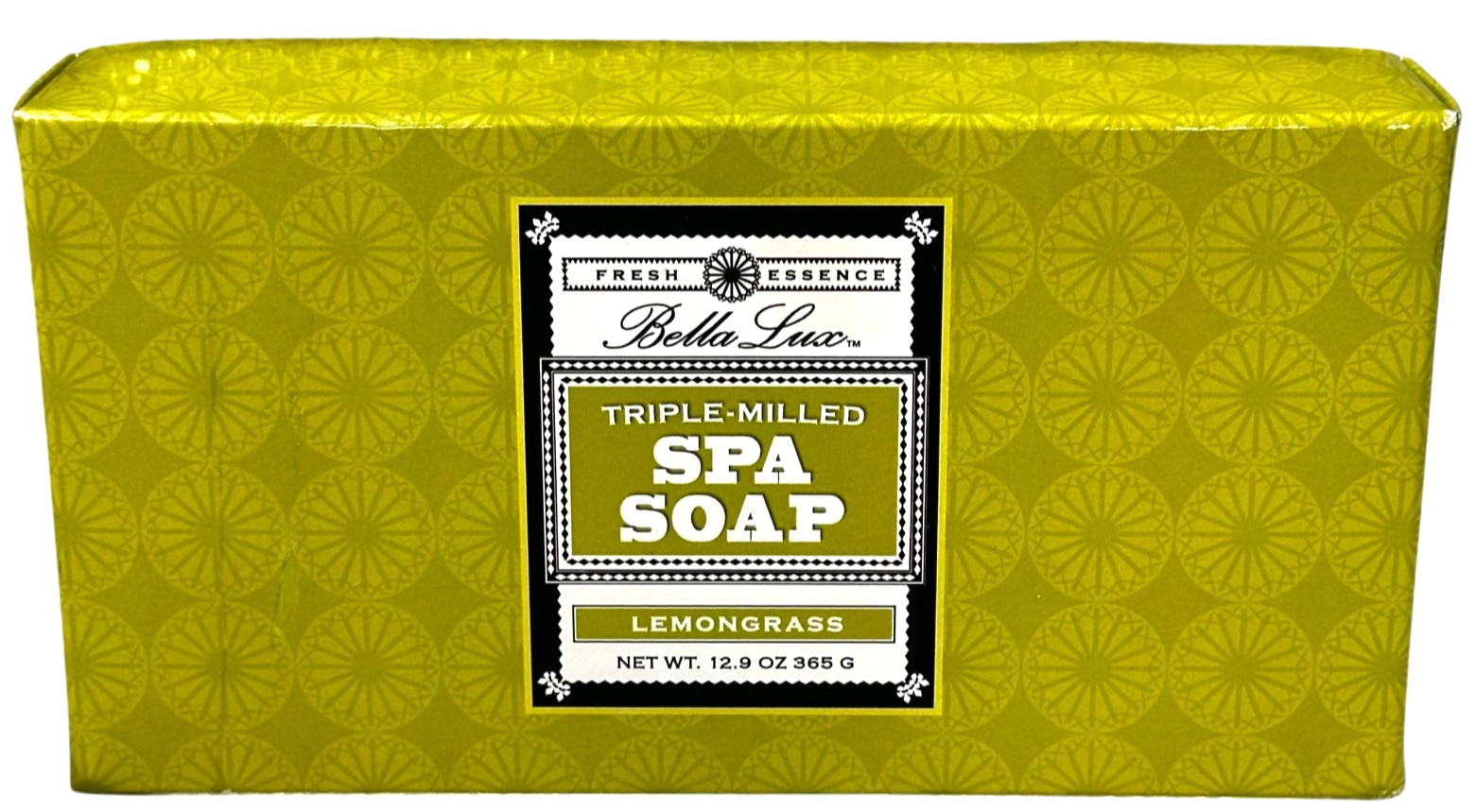 Bella Lux Spa Soap Lemongrass Vegetable Triple Milled 3 Bars in Box READ