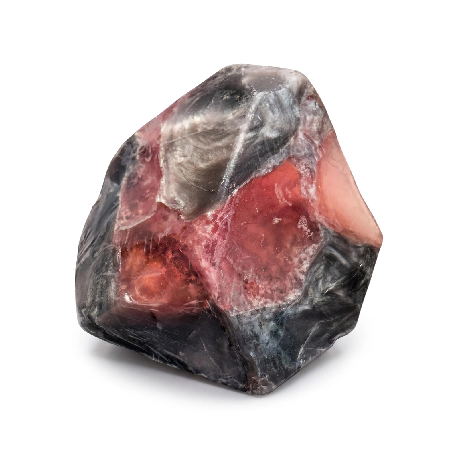 T.S. Pink SoapRocks 6 oz Jewel Collection Rose Quartz in Silver