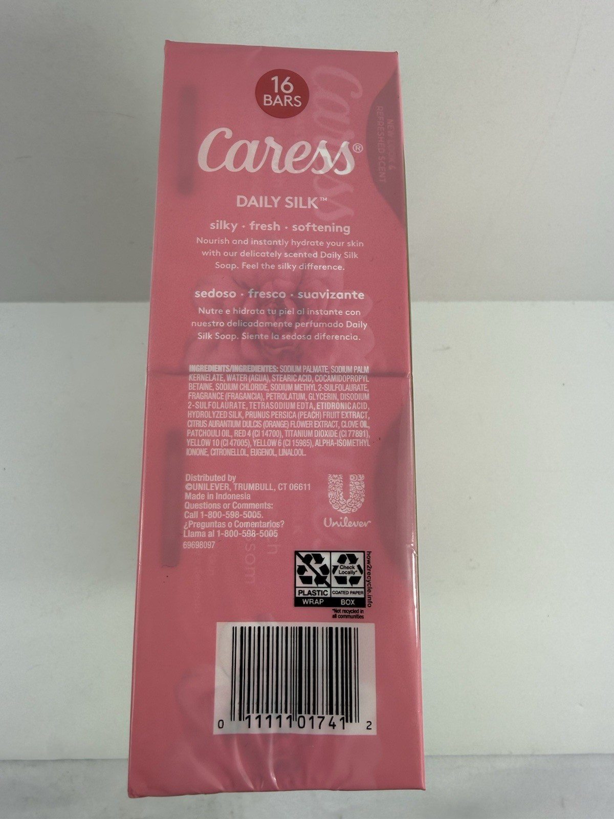 Caress Silkening Daily Beauty Bar, White Peach & Orange Blossom, 3.75 oz., 16ct