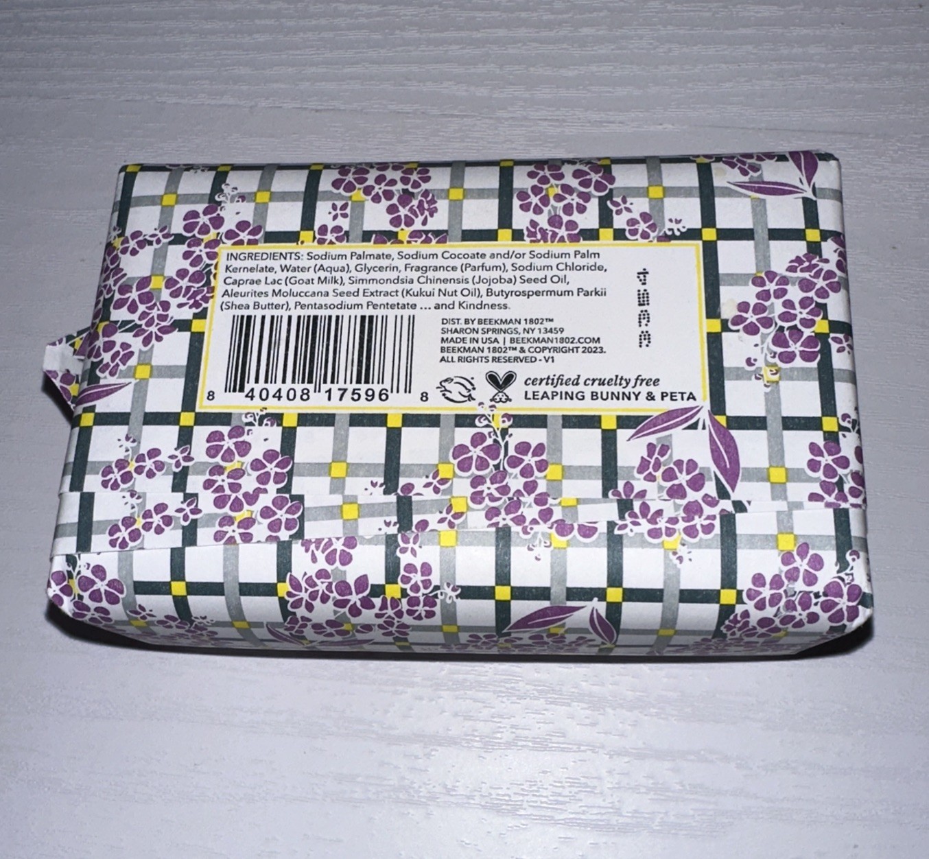 Beekman 1802 Lilac Dream Goat Milk Soap Bar 9 oz Brand New Sealed