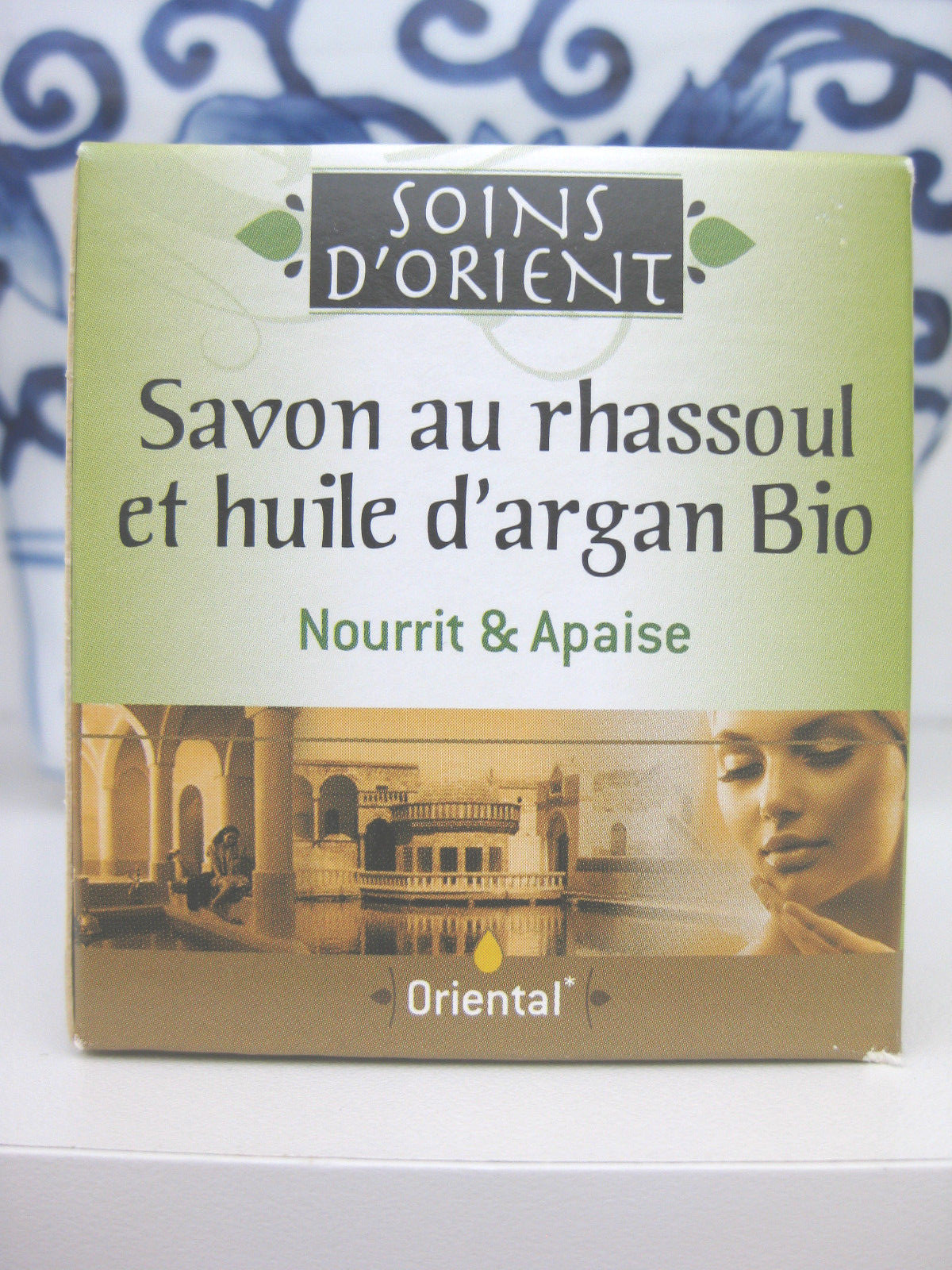 Soins d’Orient Organic Soap Savon Au Rhassoul & Argan Oil from France