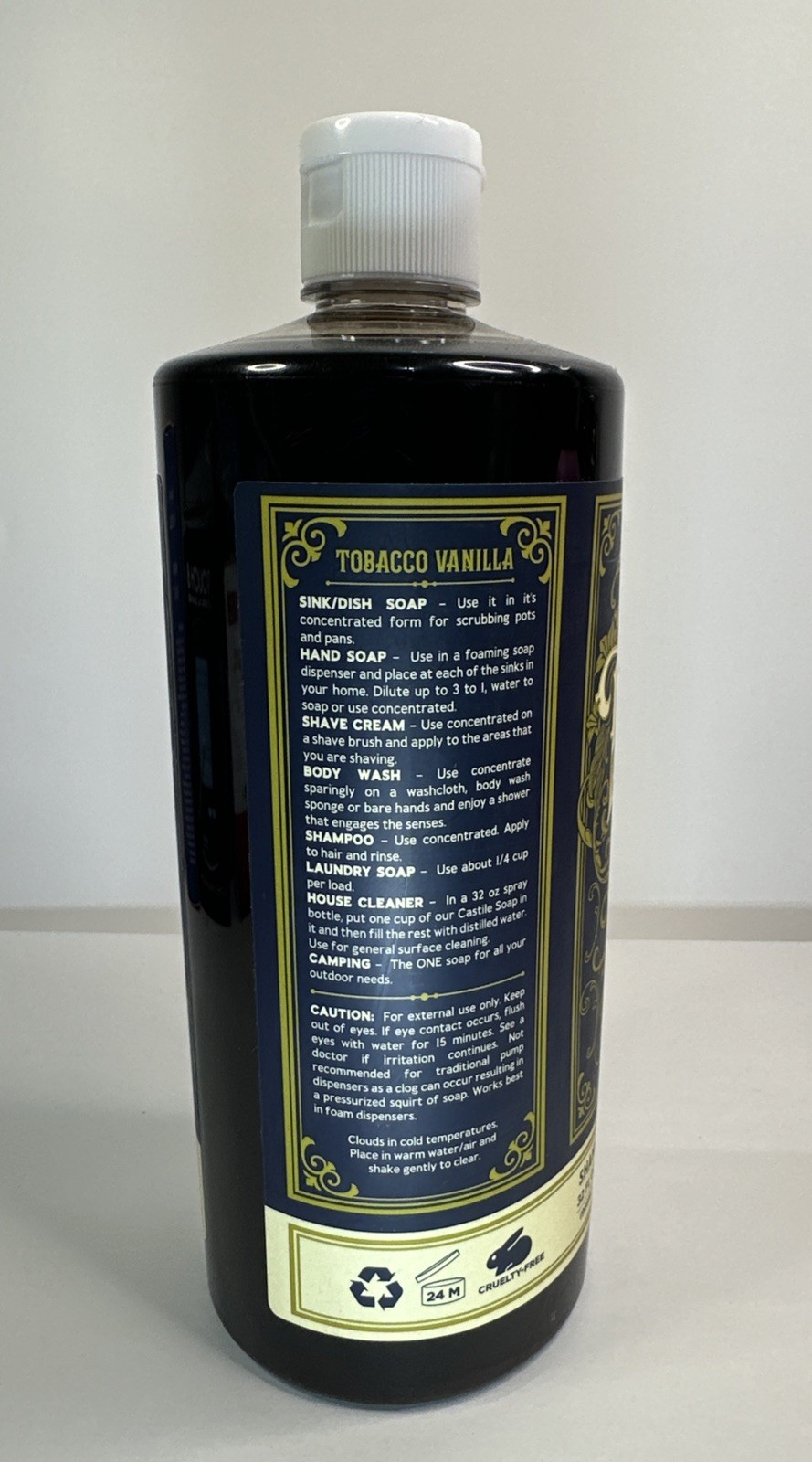 Castile Liquid Body Wash for Sensitive Skin – Natural Shampoo for Men with Ol…