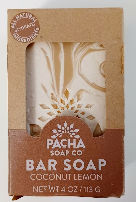 Pacha Soap Co. Bar Coconut Lemon | 4 ounces