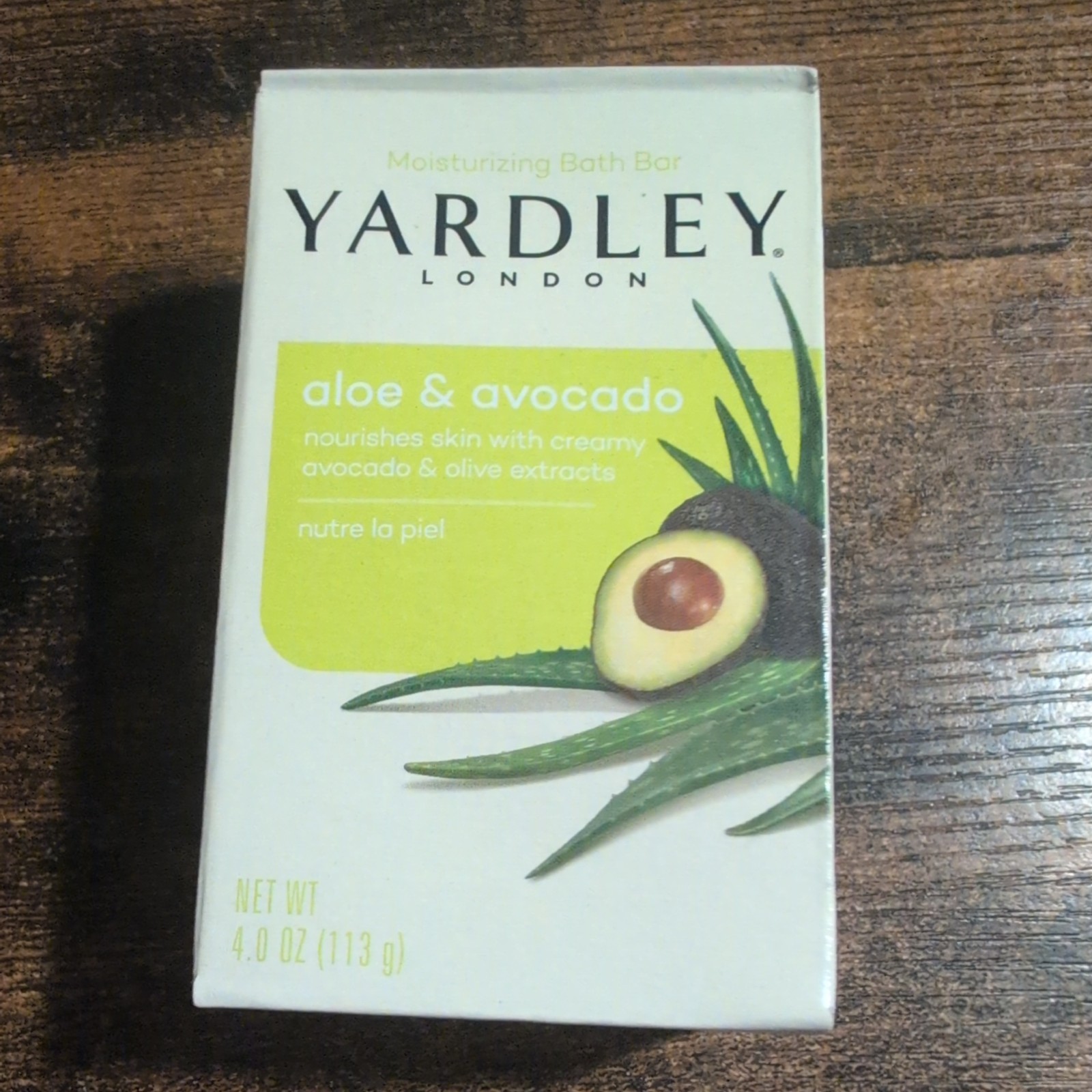 Yardley Aloe Avocado Bath Bar 4.0 oz