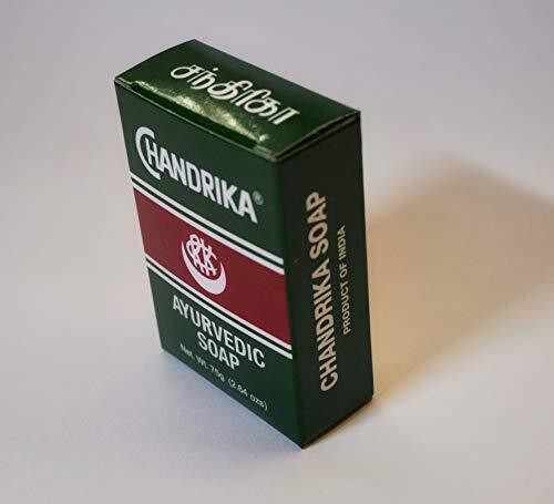 Chandrika Ayurvedic Bar Soap Herbal and Vegetable Oil 2.64 Ounce 1 Count
