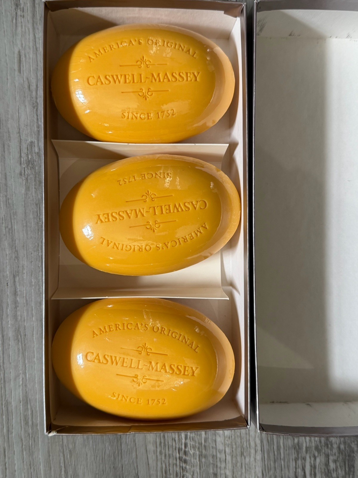 Caswell-Massey Verbena Bath Soap 3 Bars 5.8 oz Each Multipack Cruelty-Free