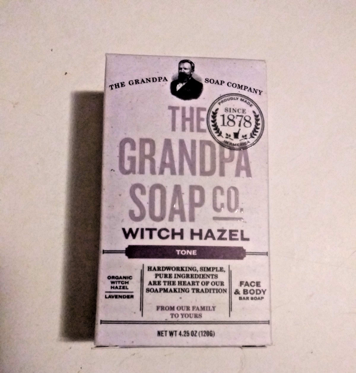 Grandpa Soap Co. Witch Hazel Bar Soap 4.25 oz.
