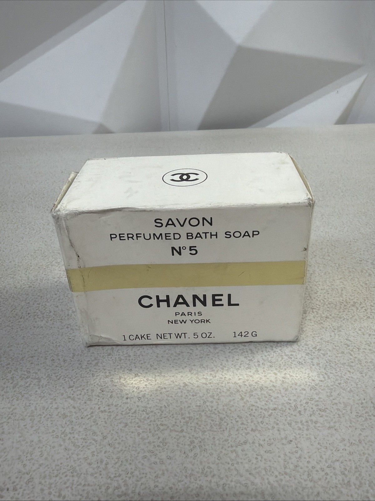 Vintage Chanel No. 5 Savon Perfumed Bath Soap 150g 5.3oz Cake SEALED