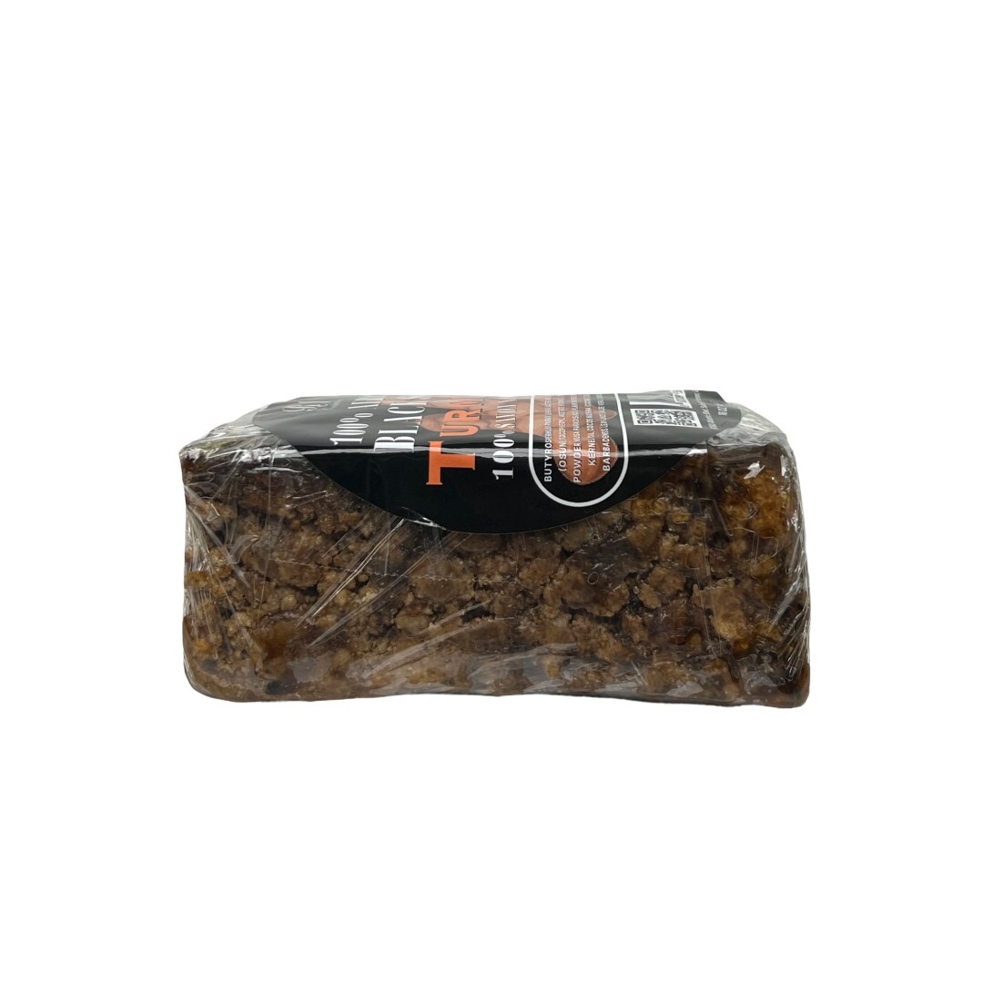 RA Cosmetics 100% Pure Raw African Black Soap With Turmeric Oil – 1lb