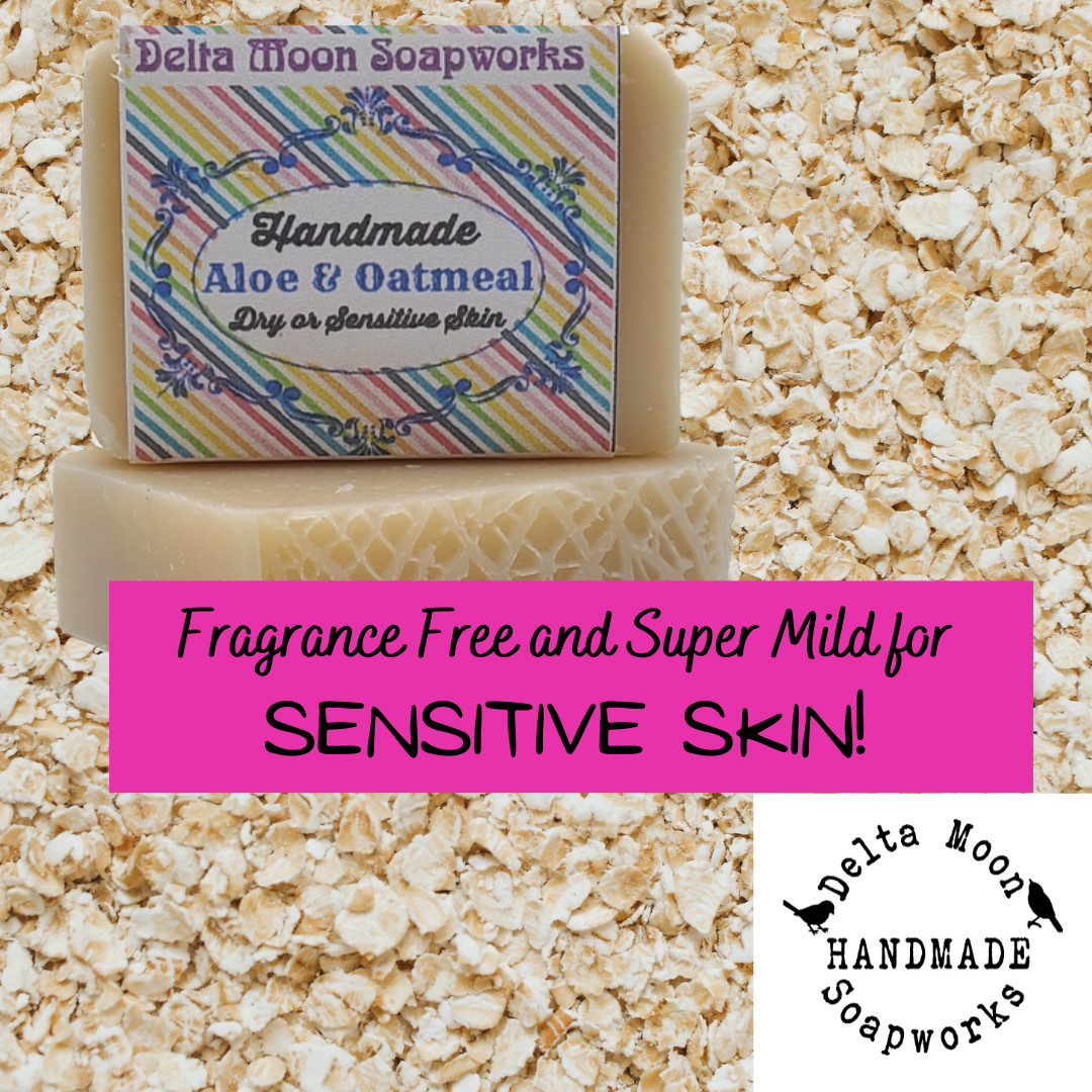 Handmade Fragrance Free Goat Milk Soap, Unscented, super mild, + samples