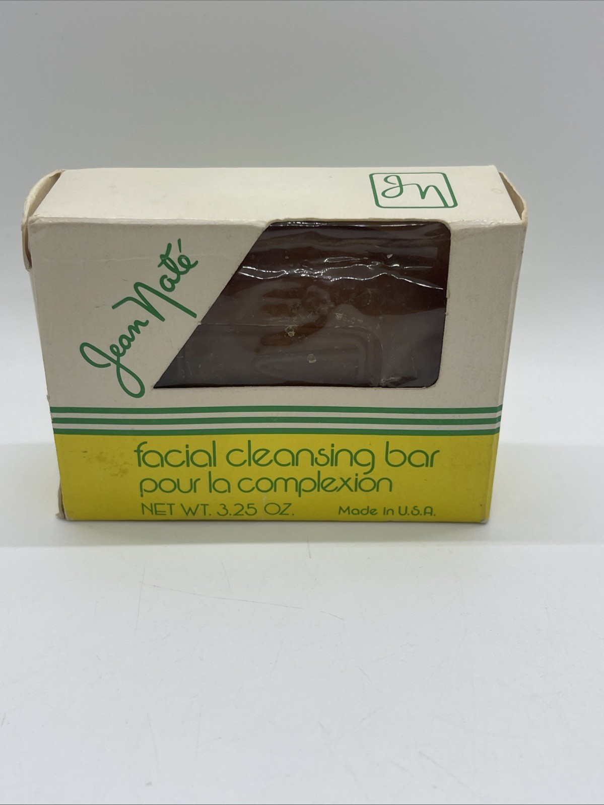 Jean Nate Facial Cleansing Bar 3.25 oz Soap Bar New Vintage Fast Shipping
