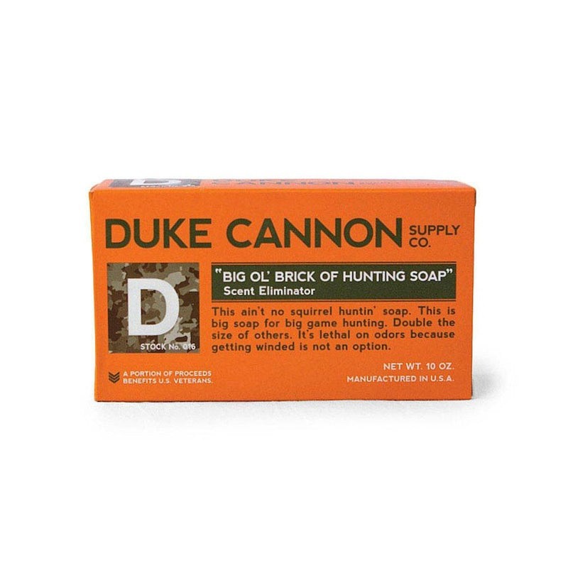 Duke Cannon Big Ol’ Brick Of Hunting Soap 1 10 oz- SCENT ELIMINATOR Bar Soap New