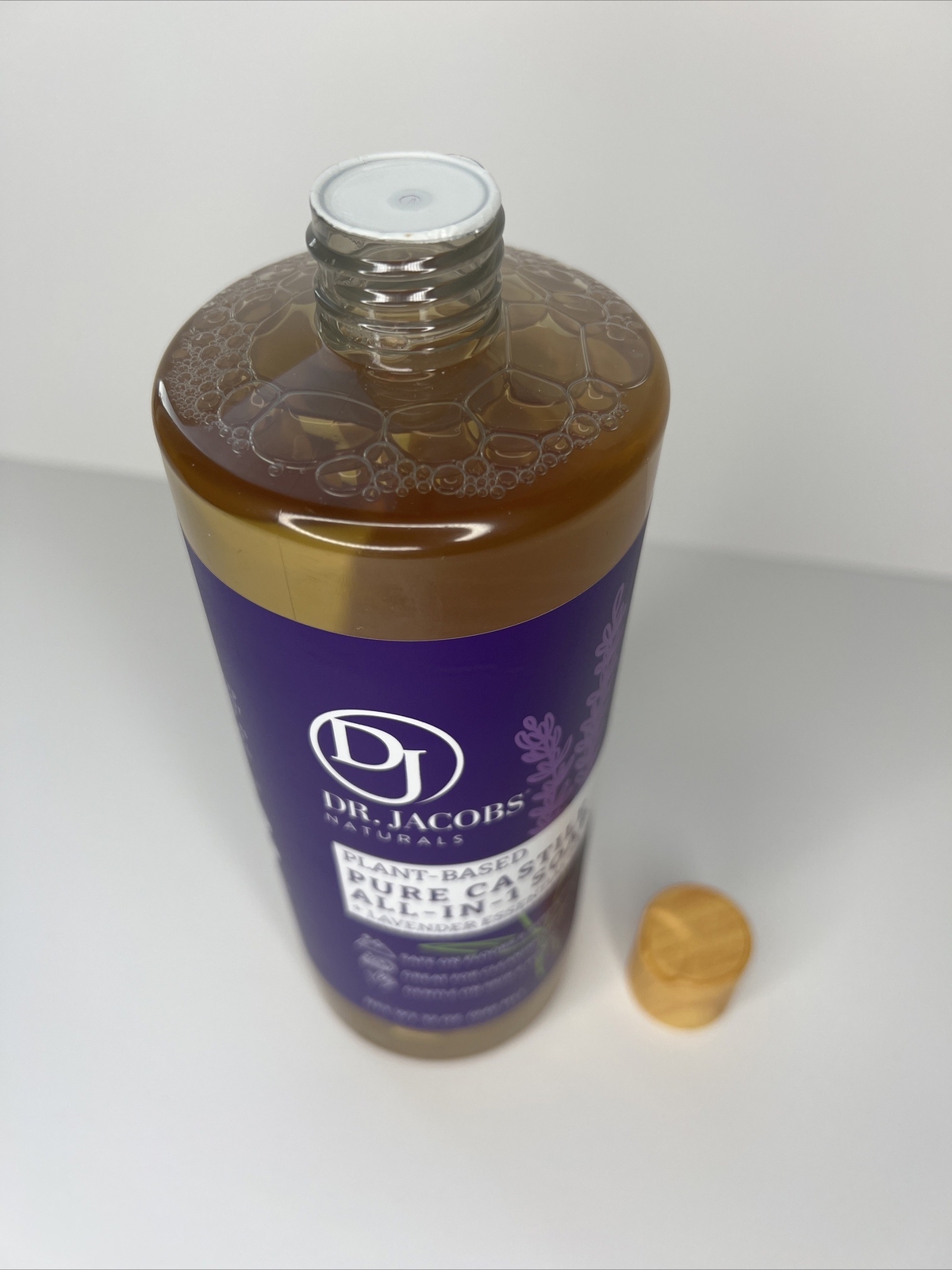 Dr Jacobs Naturals Pure Castile All-in-One Soap | Plant Based, (Lavender)