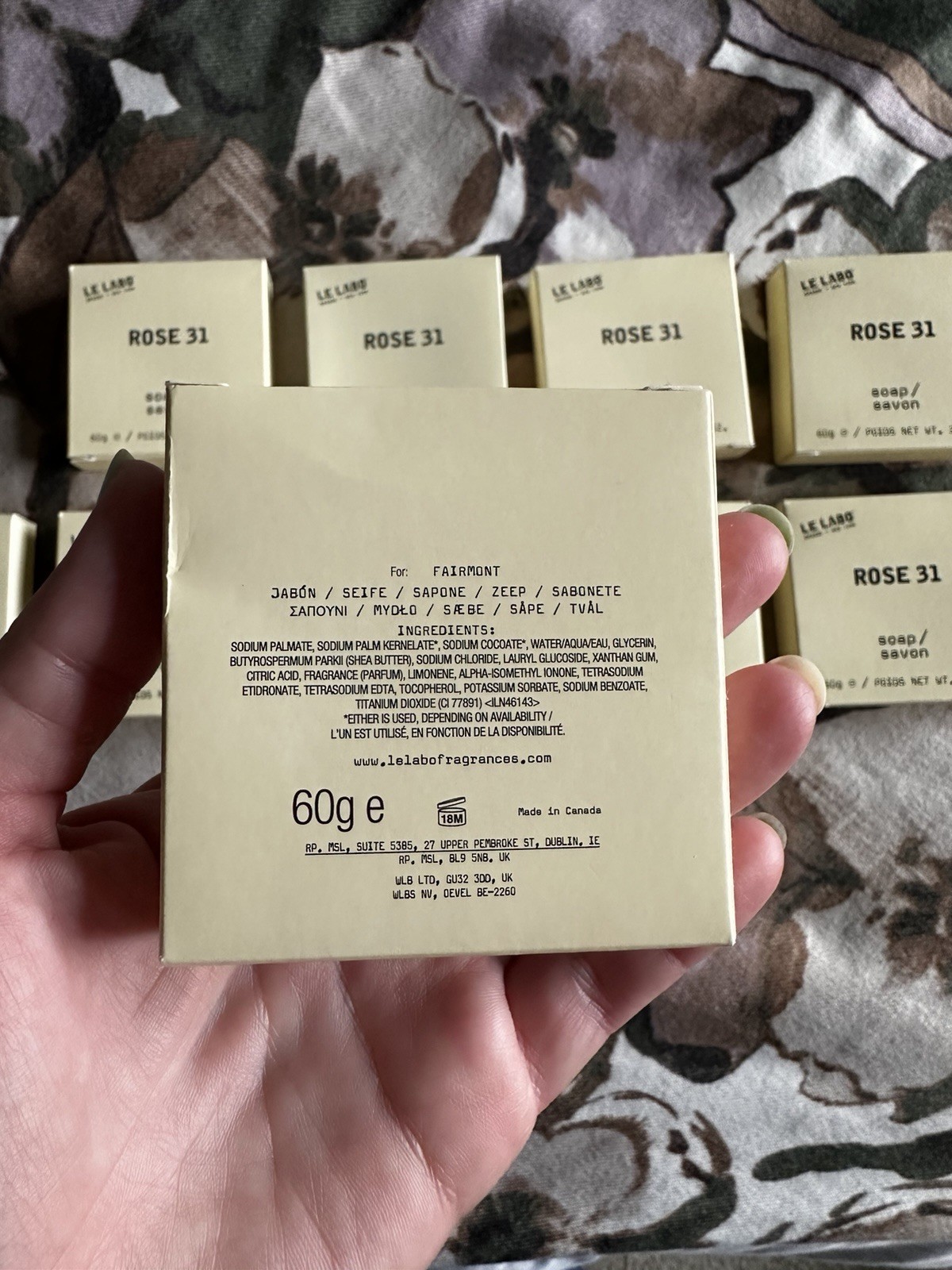 Le Labo Rose 31 Bar Soap – 2oz/60g (Large size) – Lot of 10!! New In Box