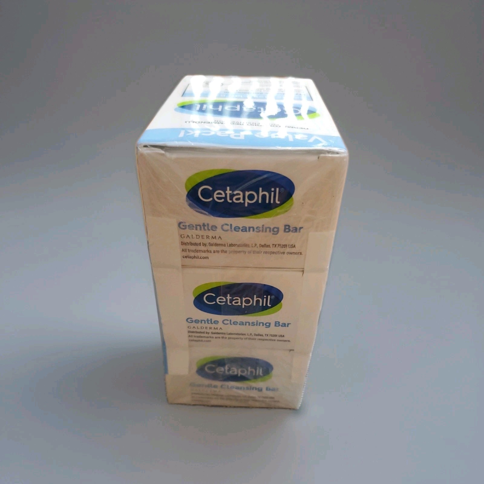 CETAPHIL Gentle Cleansing Bar Soap Nourishing Dry Sensitive Skin 4.5oz, 3-Pack