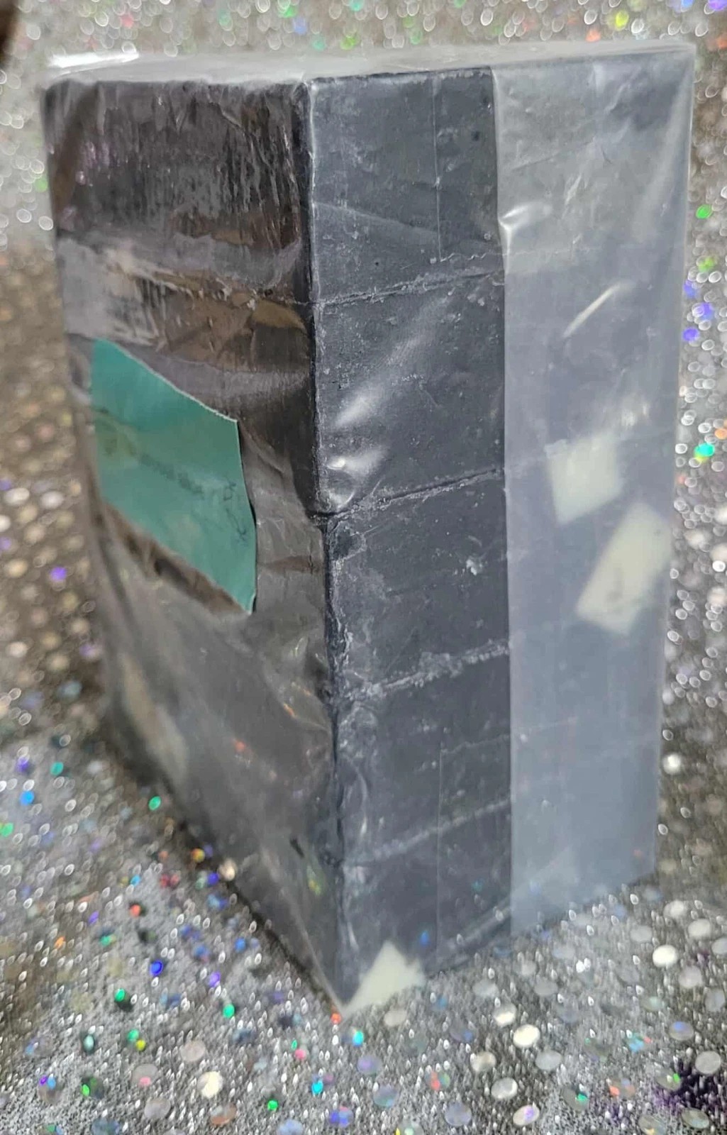 CHARCOAL & ALOE HANDMADE SOAP BARS X5(Great for Acne) Sealed Pkg ~SHIPS NEXT DAY