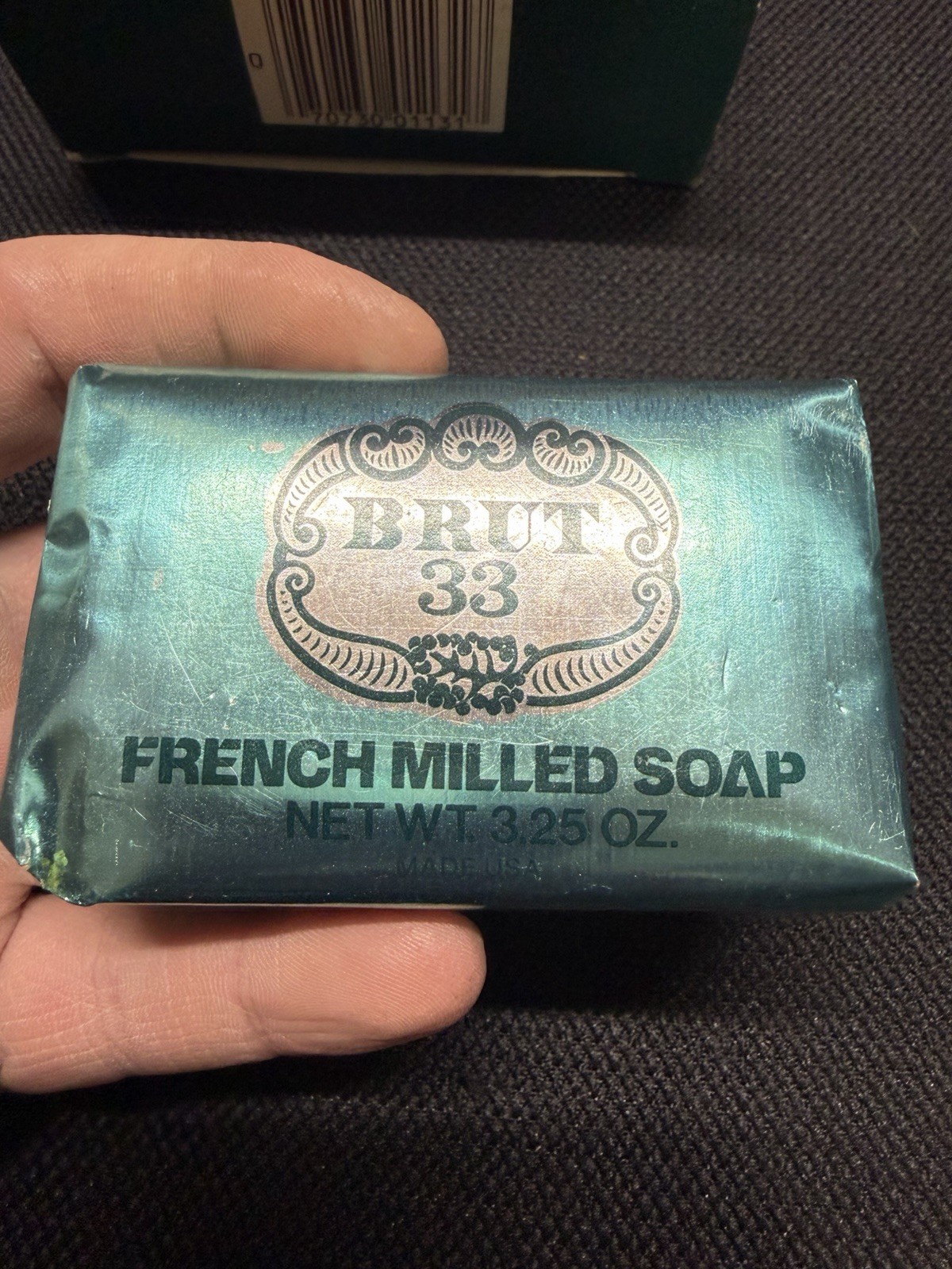 Vtg FABERGE BRUT 33 Soap On A Rope 5 Oz & Brut 33 French Milled Soap Ball 3.25oz