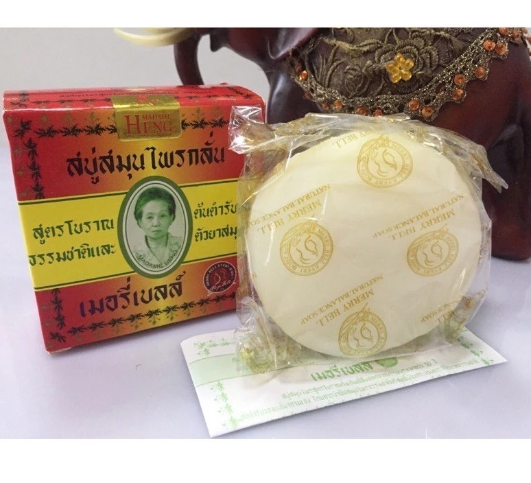 MADAME HENG ORIGINAL NATURA HERBAL SOAP REDUCE ACNE SPOT FRECKLES BLACKHEAD