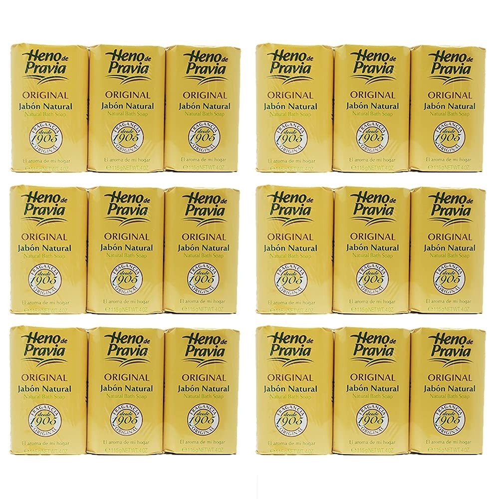 Heno de Pravia Jabon Original Natural Bath Fresh Hay Scented Soap 4 oz / 115g