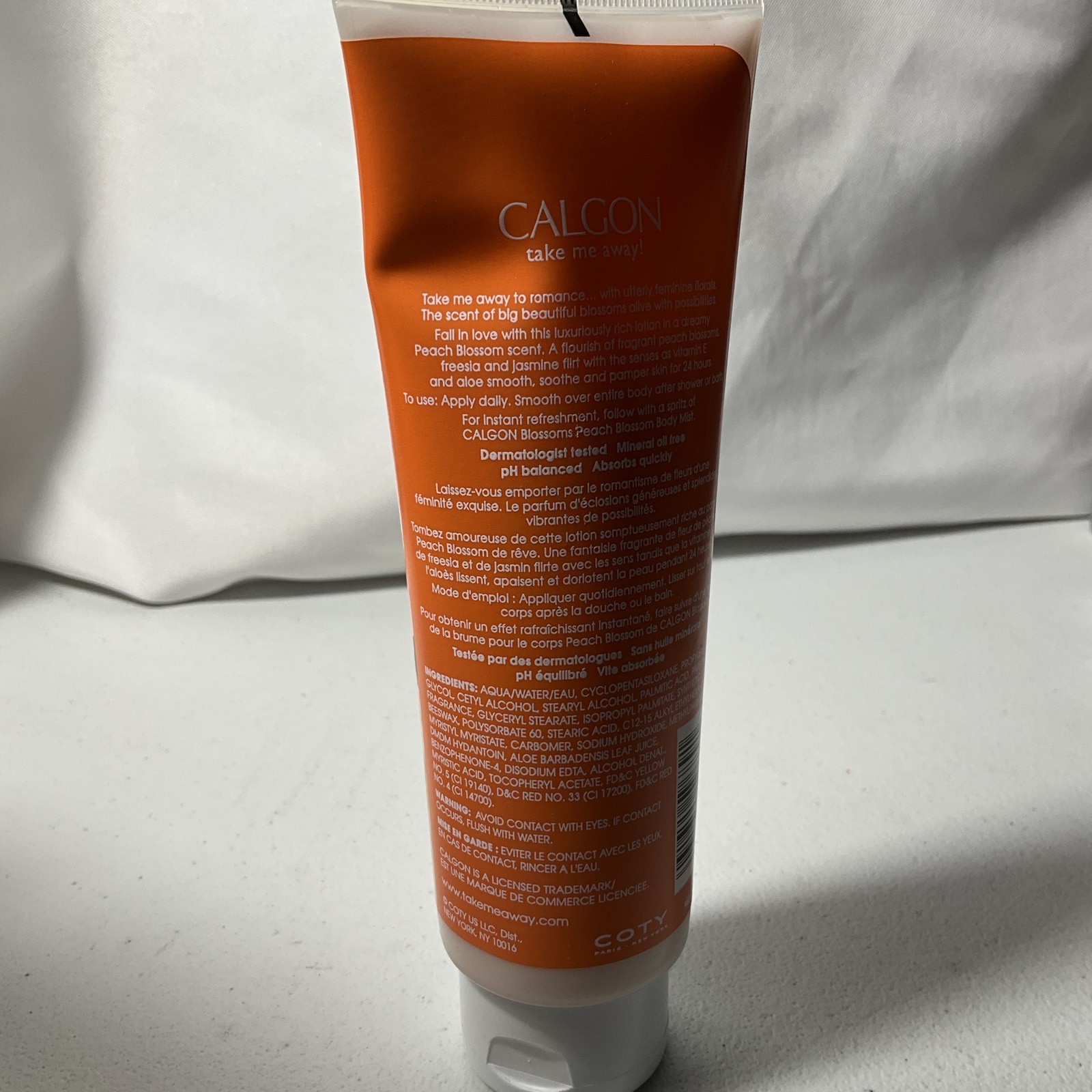 Calgon Take Me Away! Blossoms Peach Blossom Body Lotion 6 fl oz / 177 mL NEW